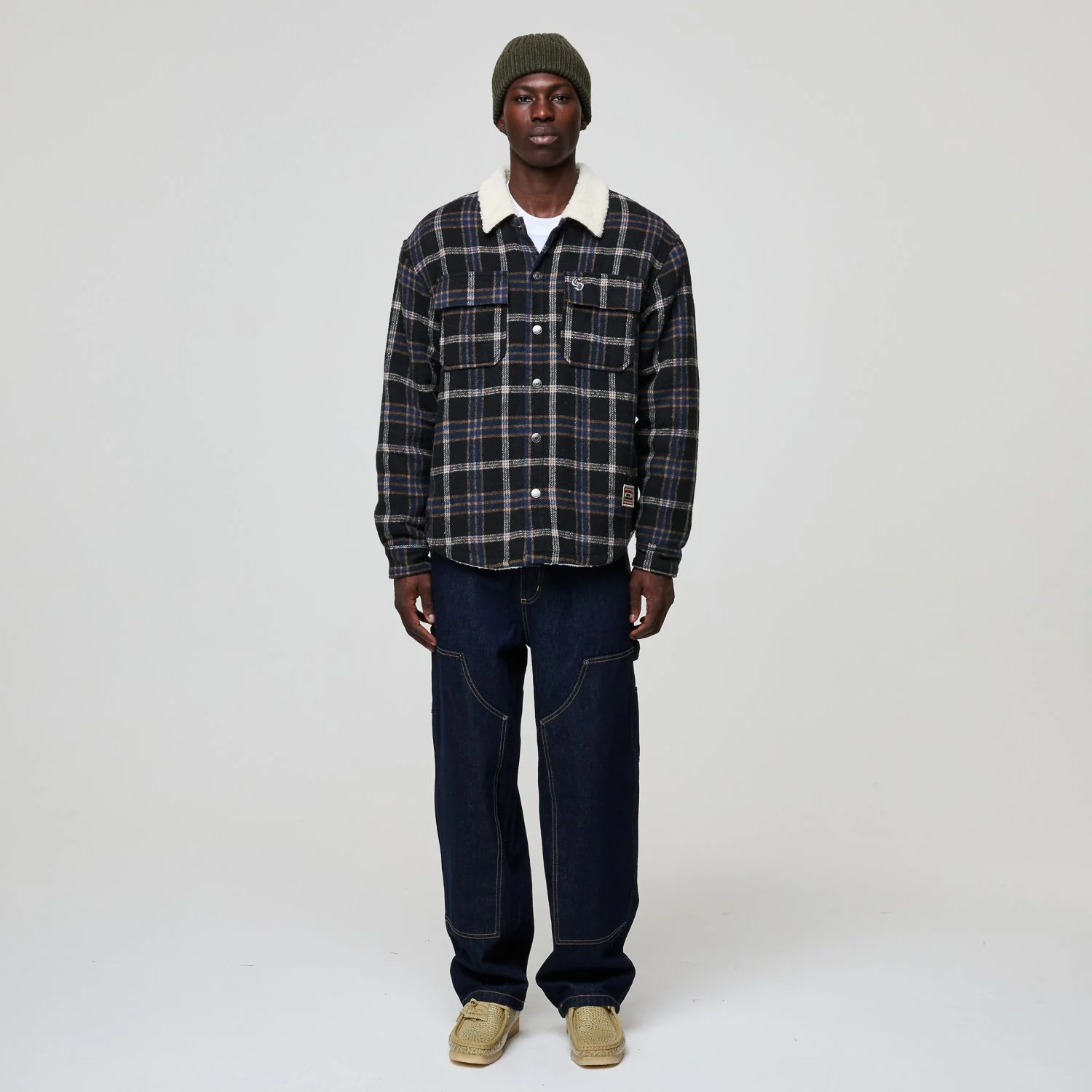 RICHMOND CHECK SHERPA SHIRT JACKET - Image 16