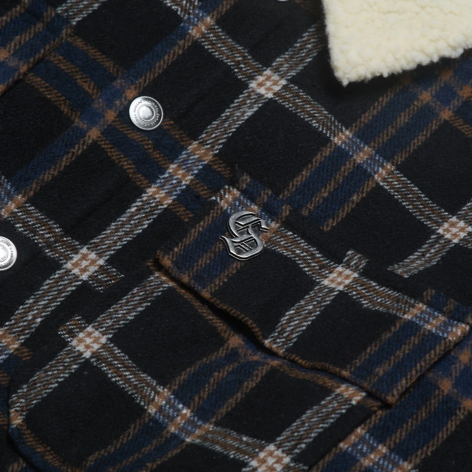 RICHMOND CHECK SHERPA SHIRT JACKET - Image 26