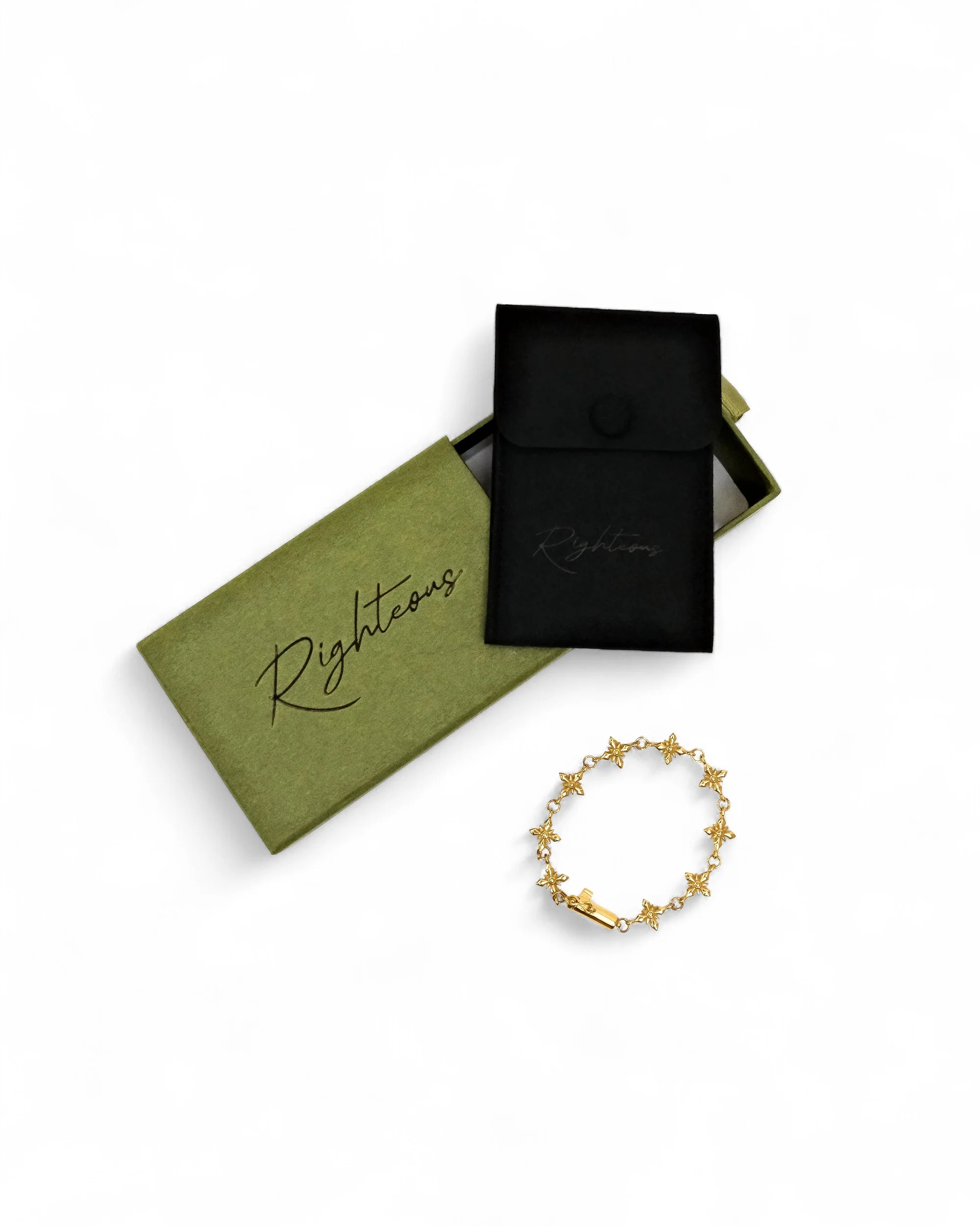 Righteous Link Bracelet (Gold) - Image 4
