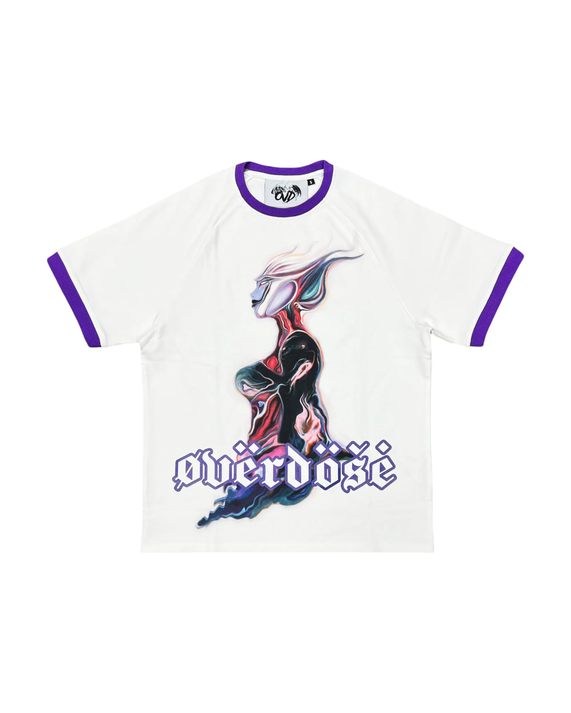 "RINGER TEE - PURPLE"