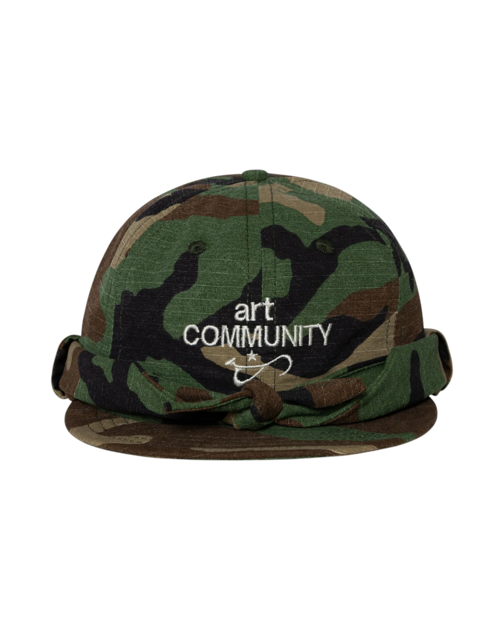 Ripstop Camo Short Brim Triptych Cap - Image 2