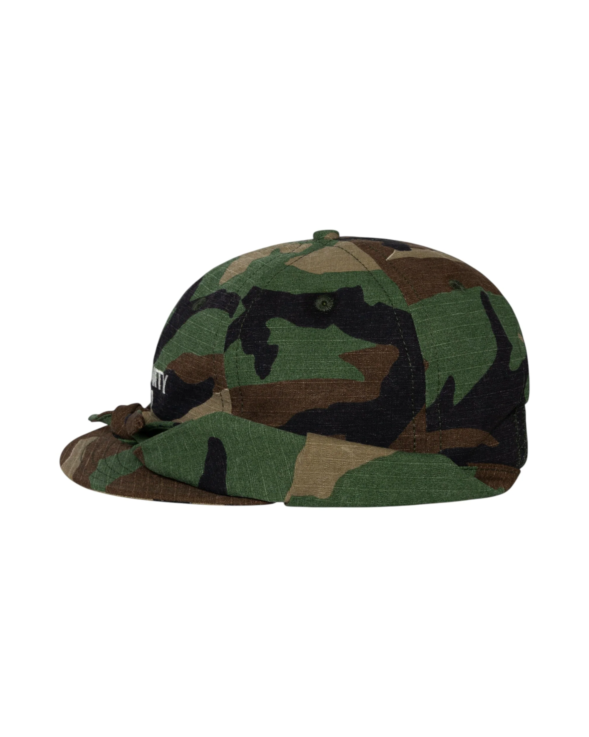 Ripstop Camo Short Brim Triptych Cap - Image 3
