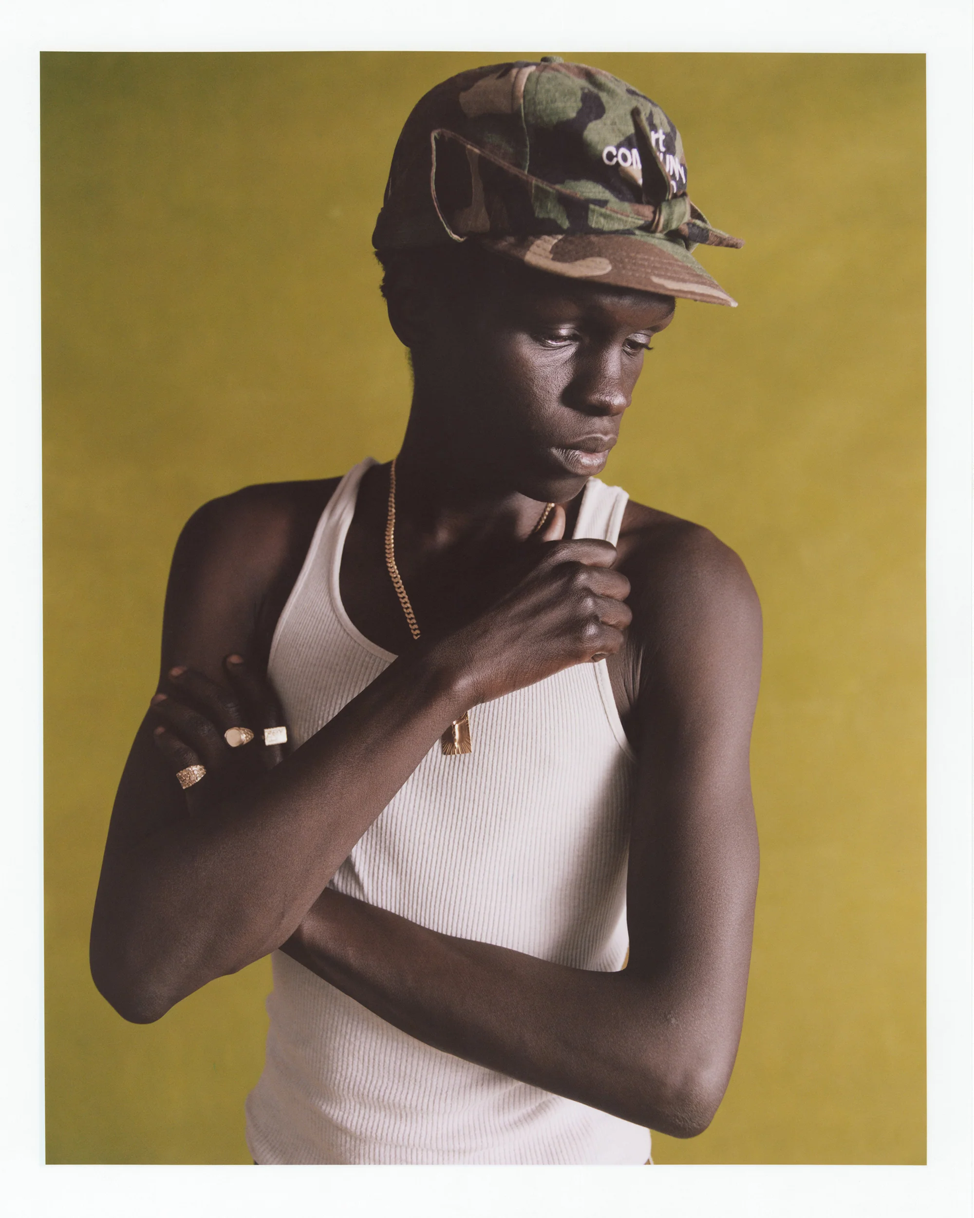 Ripstop Camo Short Brim Triptych Cap - Image 6