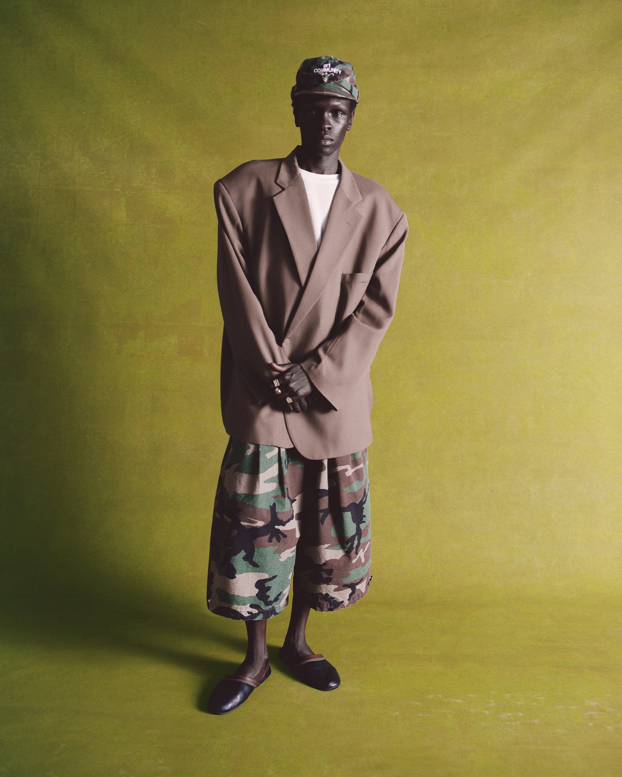 Ripstop Camo Short Brim Triptych Cap - Image 9