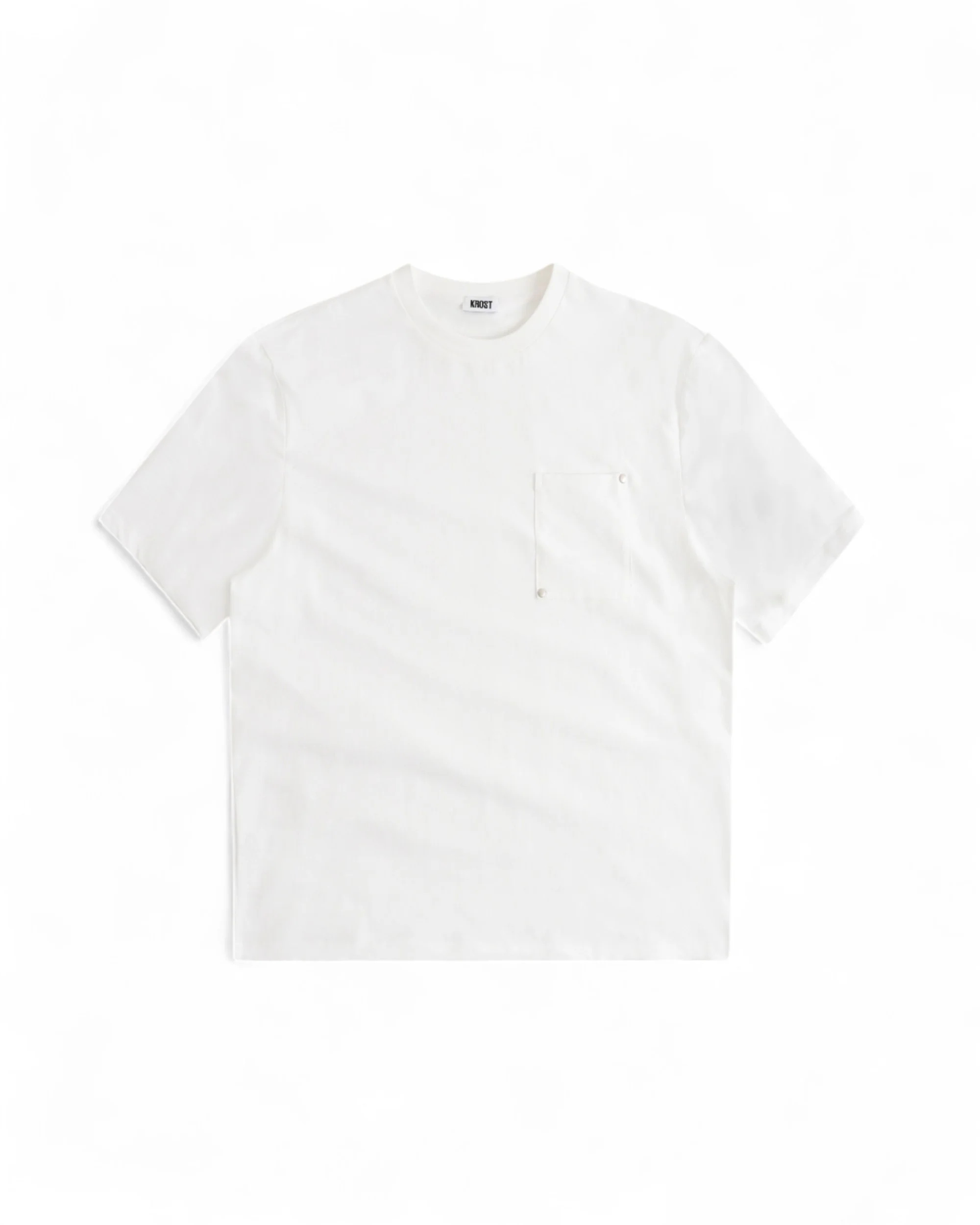 Rivet Pocket Oversized Tee - White