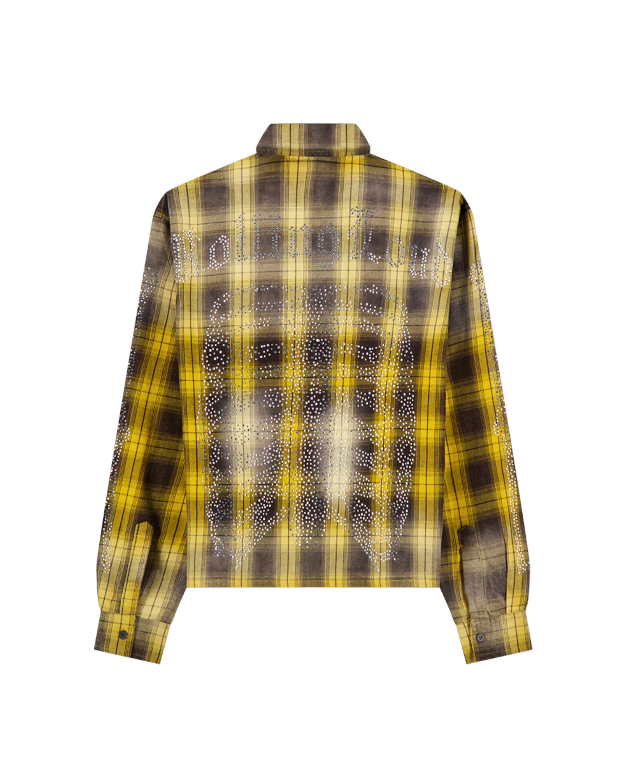 RL BONES FLANNEL SHIRT (YELLOW) - Image 2