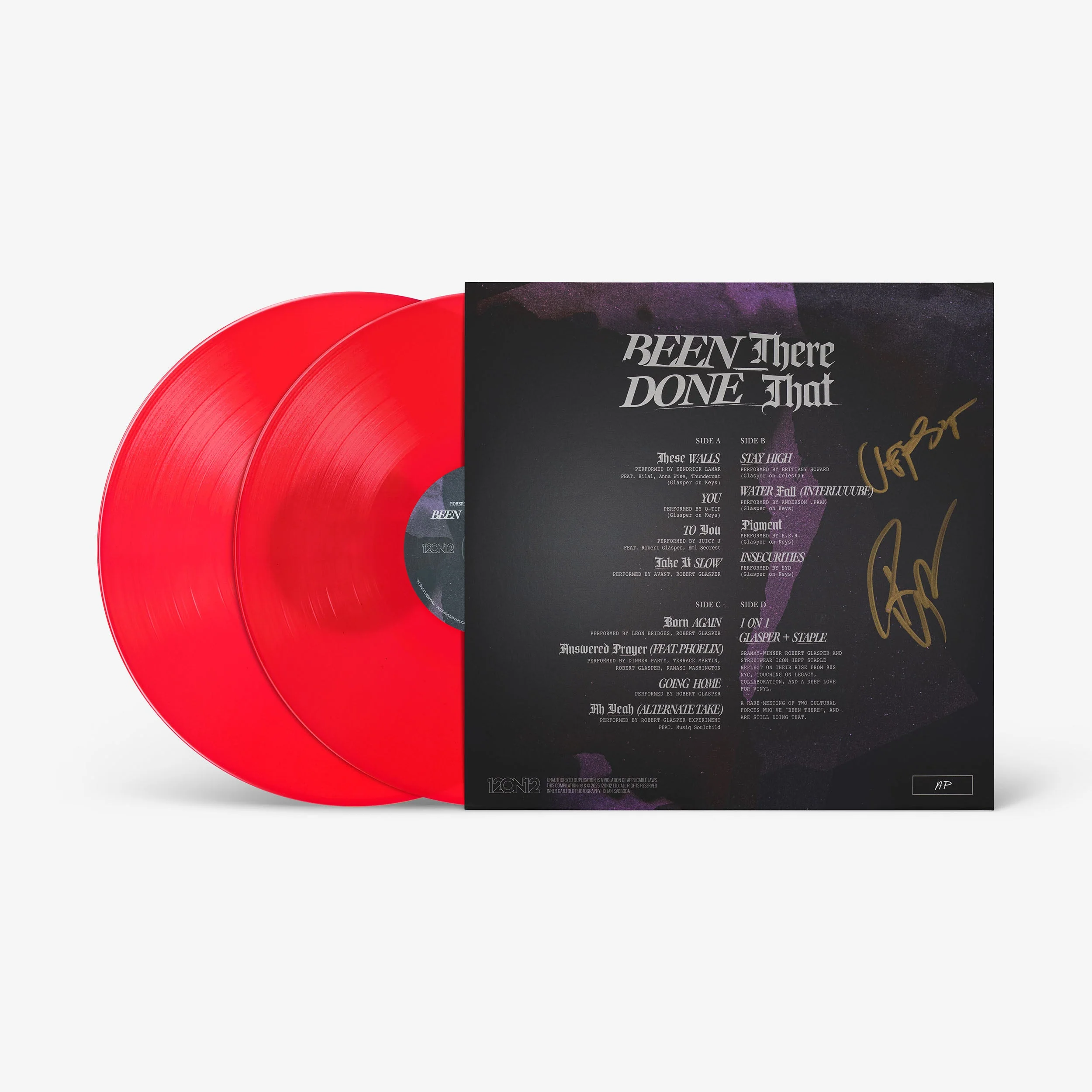 Robert Glasper x Jeff Staple Vinyl Record, co-signed by the artist - Image 9