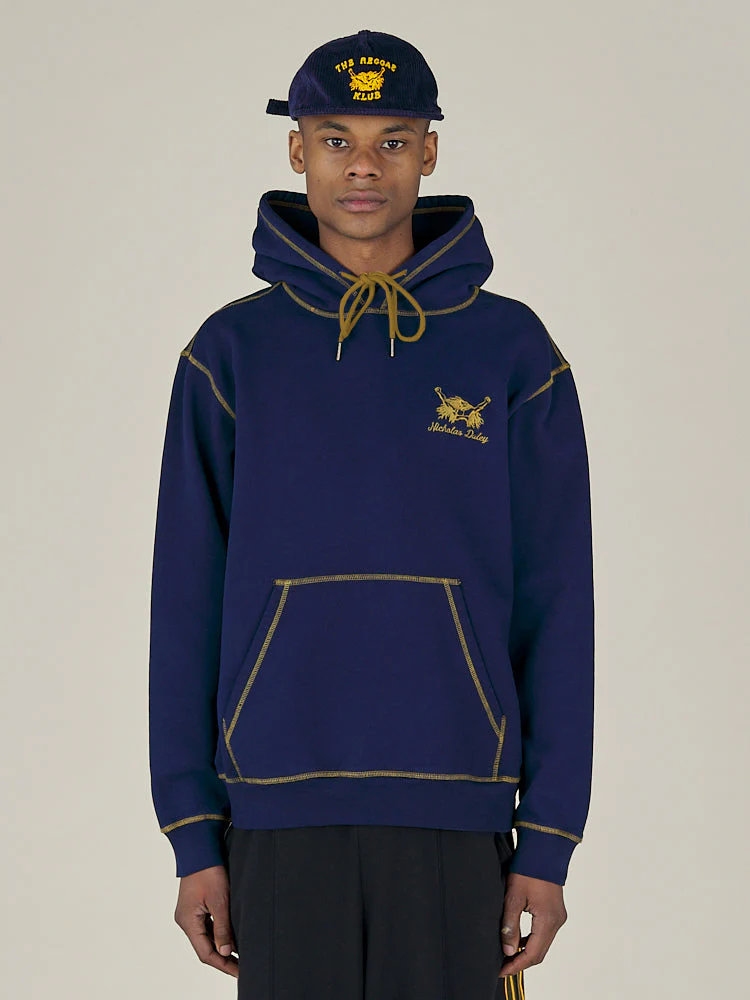 ROOTS ROCK REGGAE KLUB HOODIE - MIDNIGHT SWEATSHIRTING - Image 6