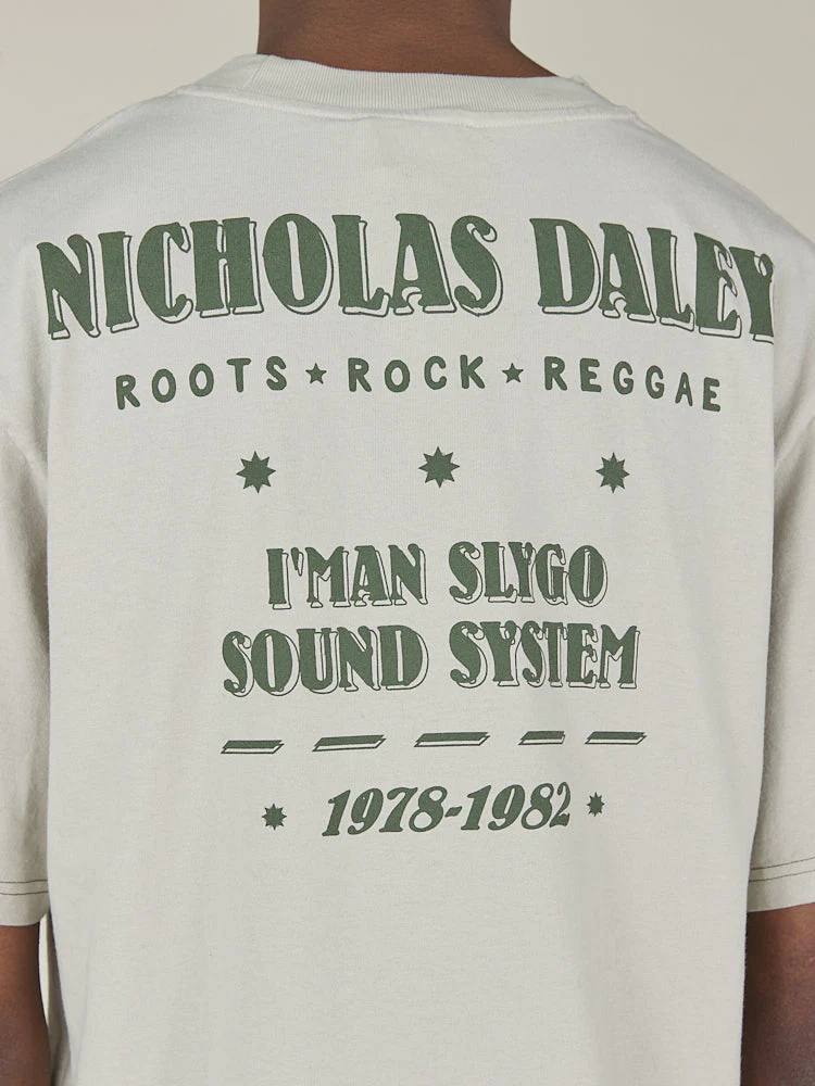 ROOTS ROCK REGGAE TEE - SILVER - Image 8