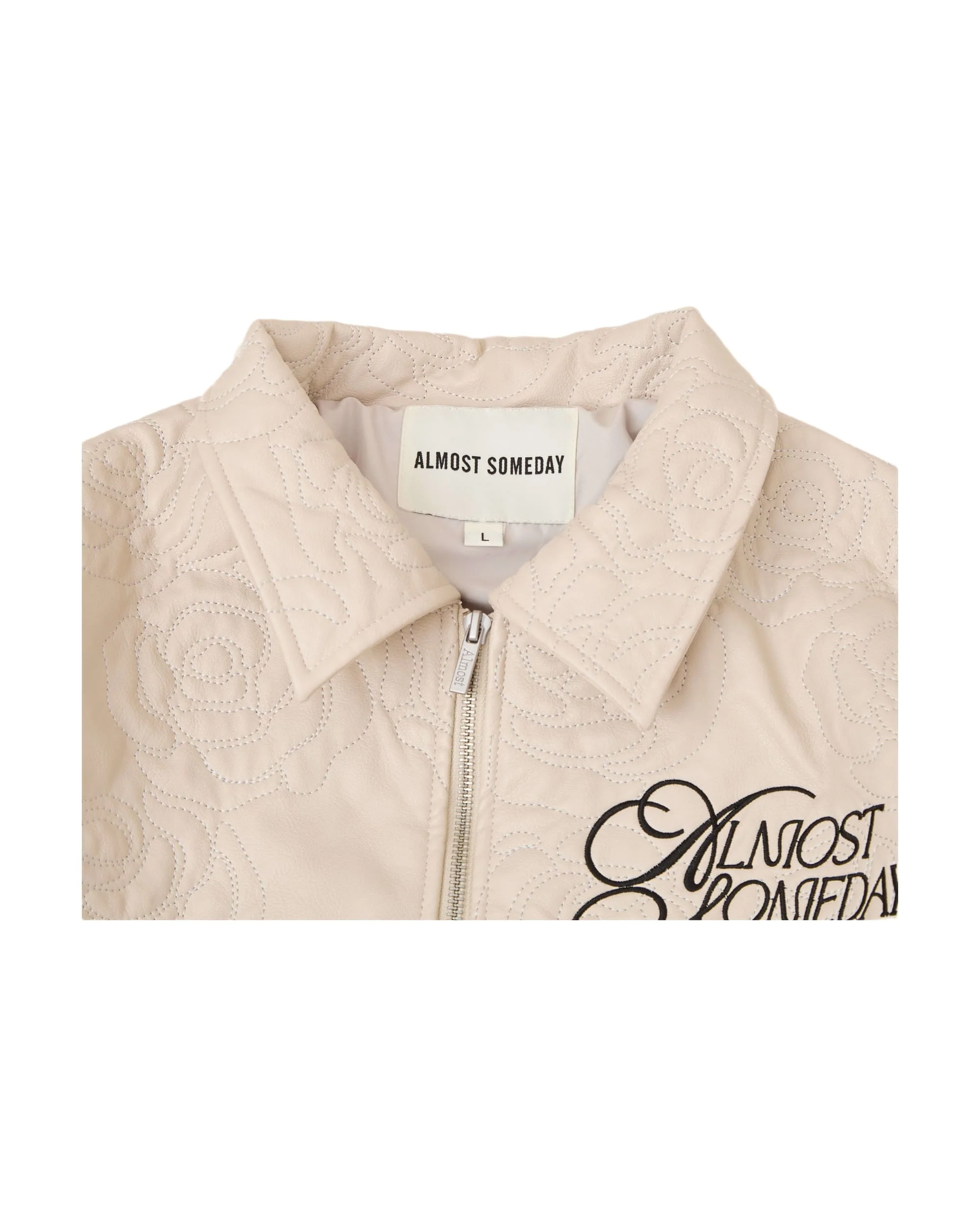 Rosette Embroidered Jacket - Off White - Image 3