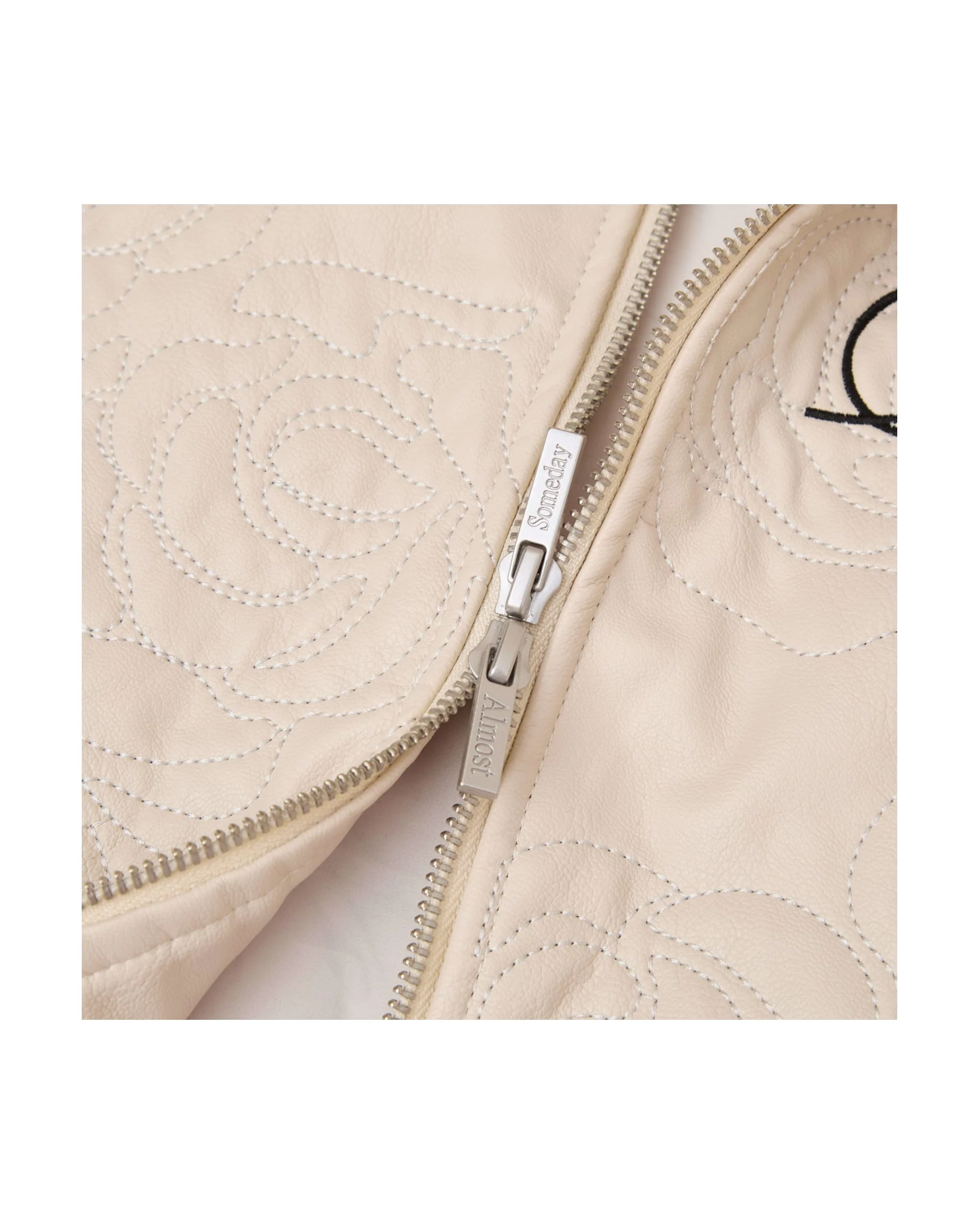 Rosette Embroidered Jacket - Off White - Image 7
