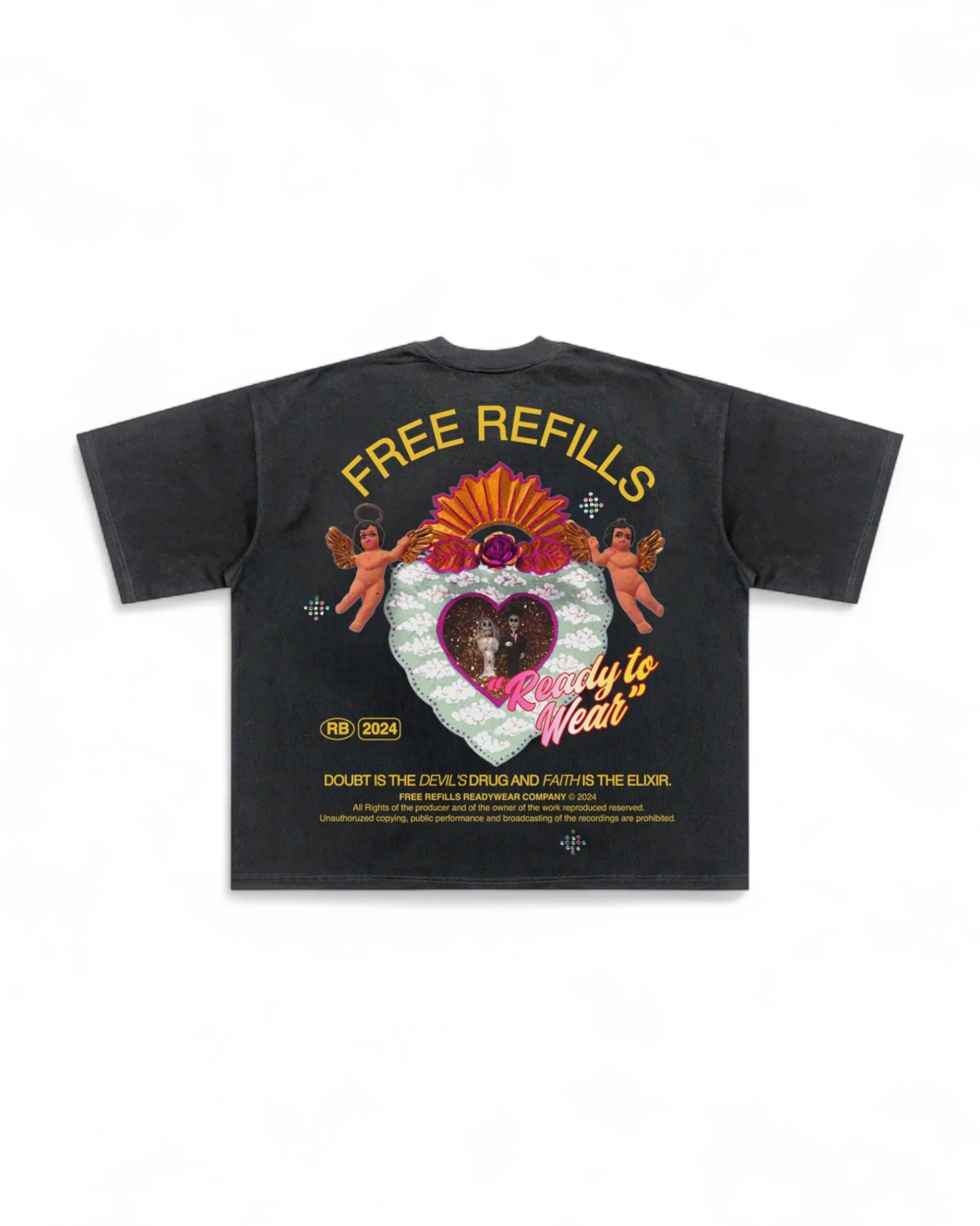 Sacred Tee - Vintage Gray - Image 2