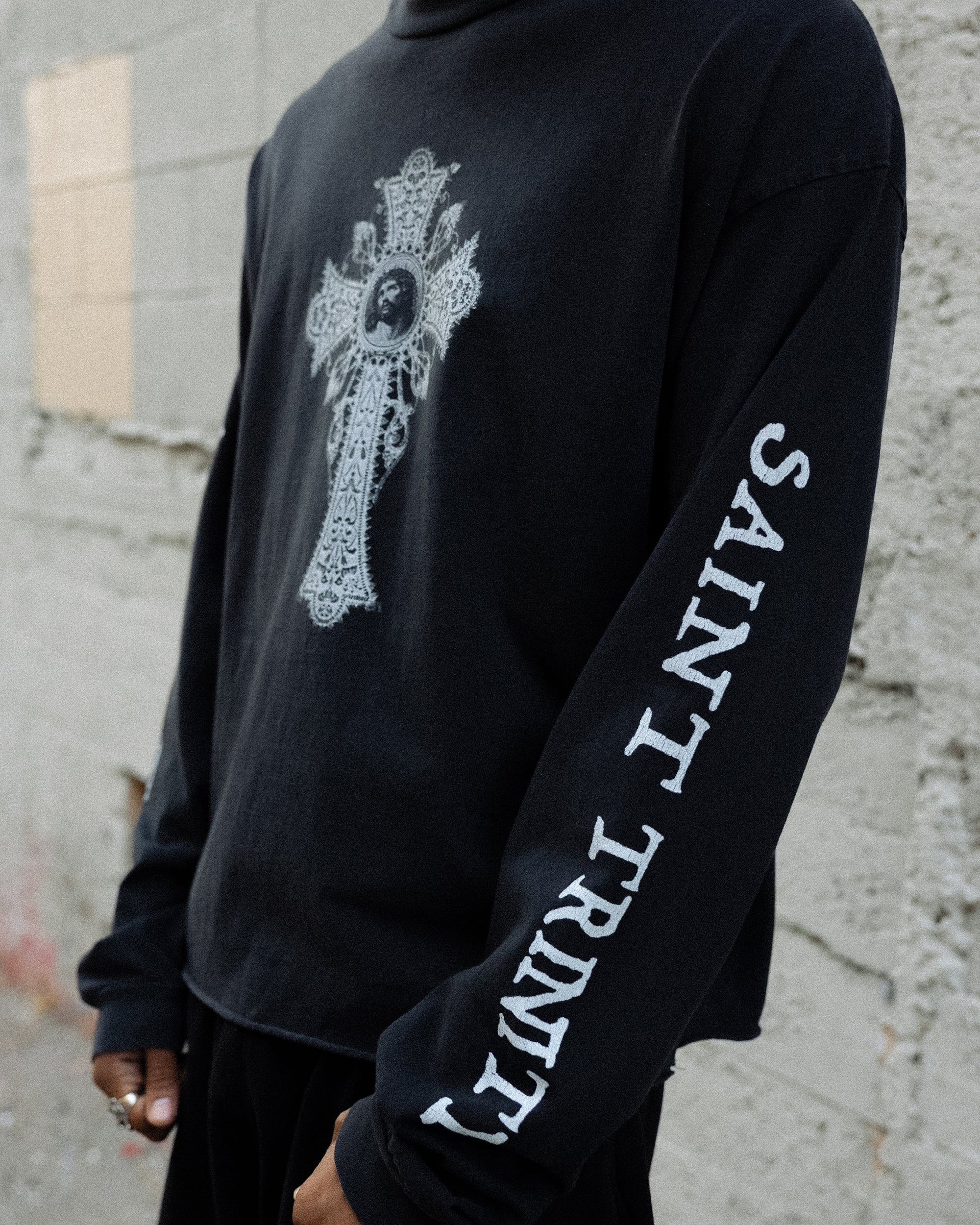 Saint Trinity Long Sleeve - Vintage Black - Image 5