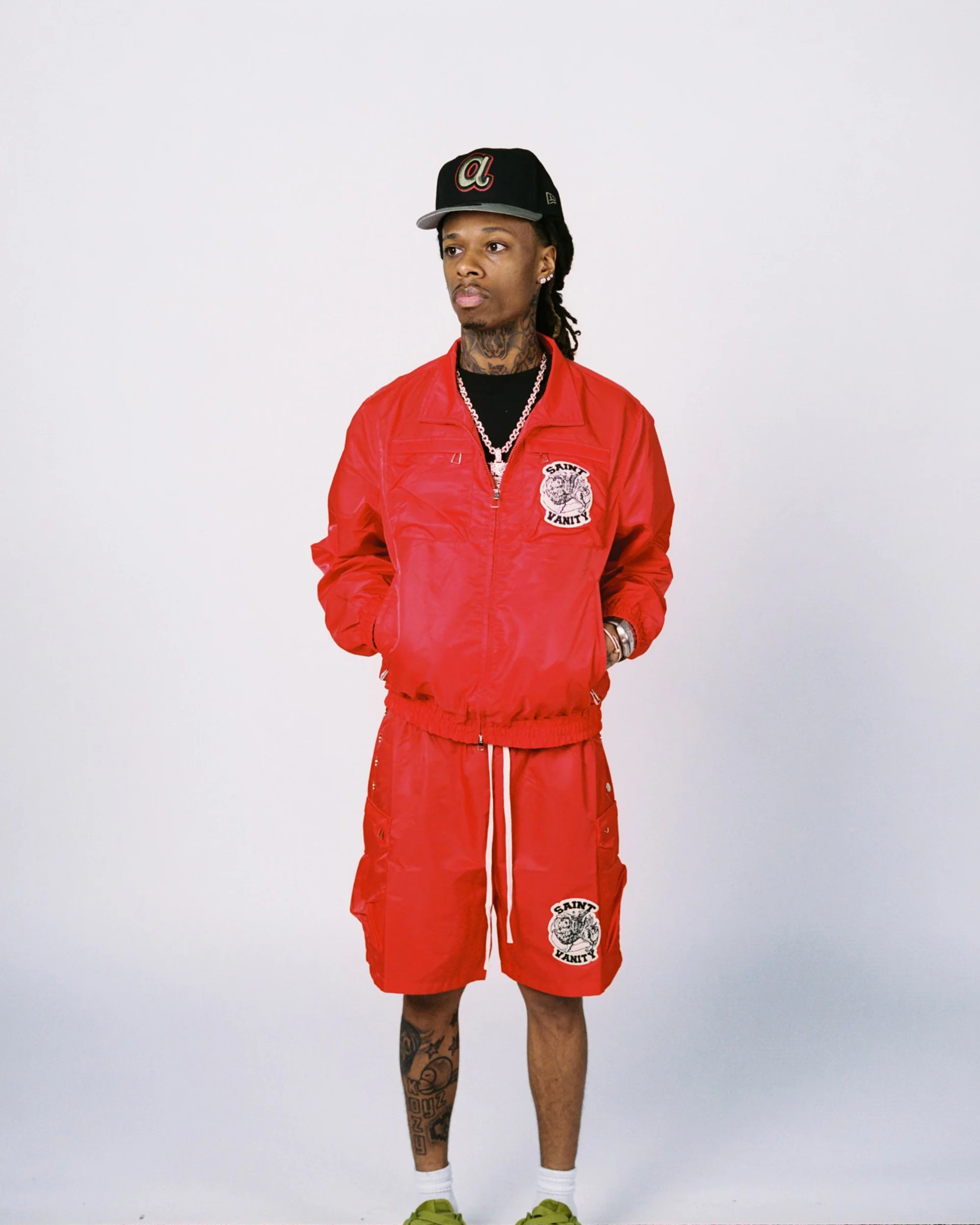 SAINT VANITY™ CARGO SHORTS – RED + - Image 2