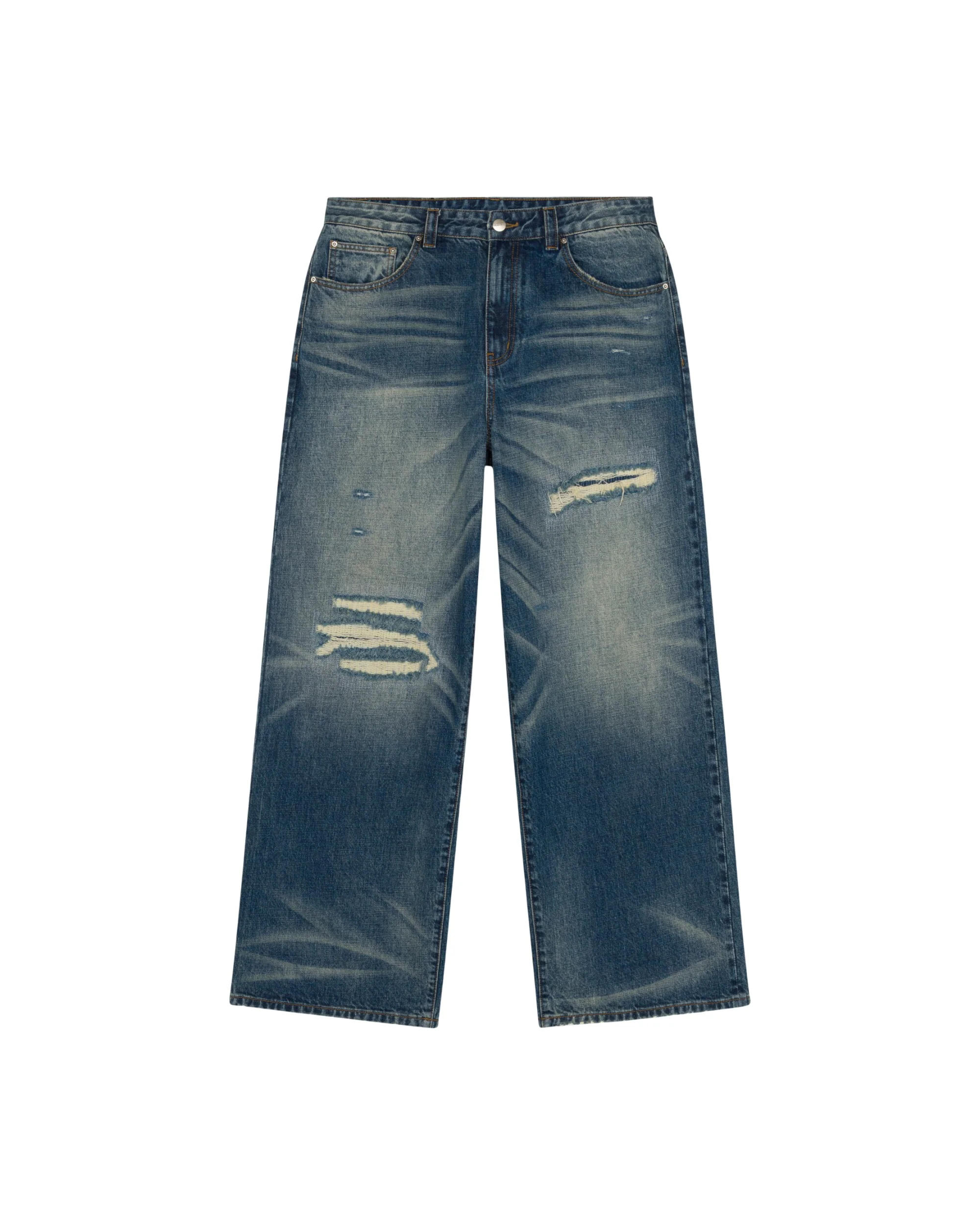 Sashiko Japanese Selvedge Baggy Jeans