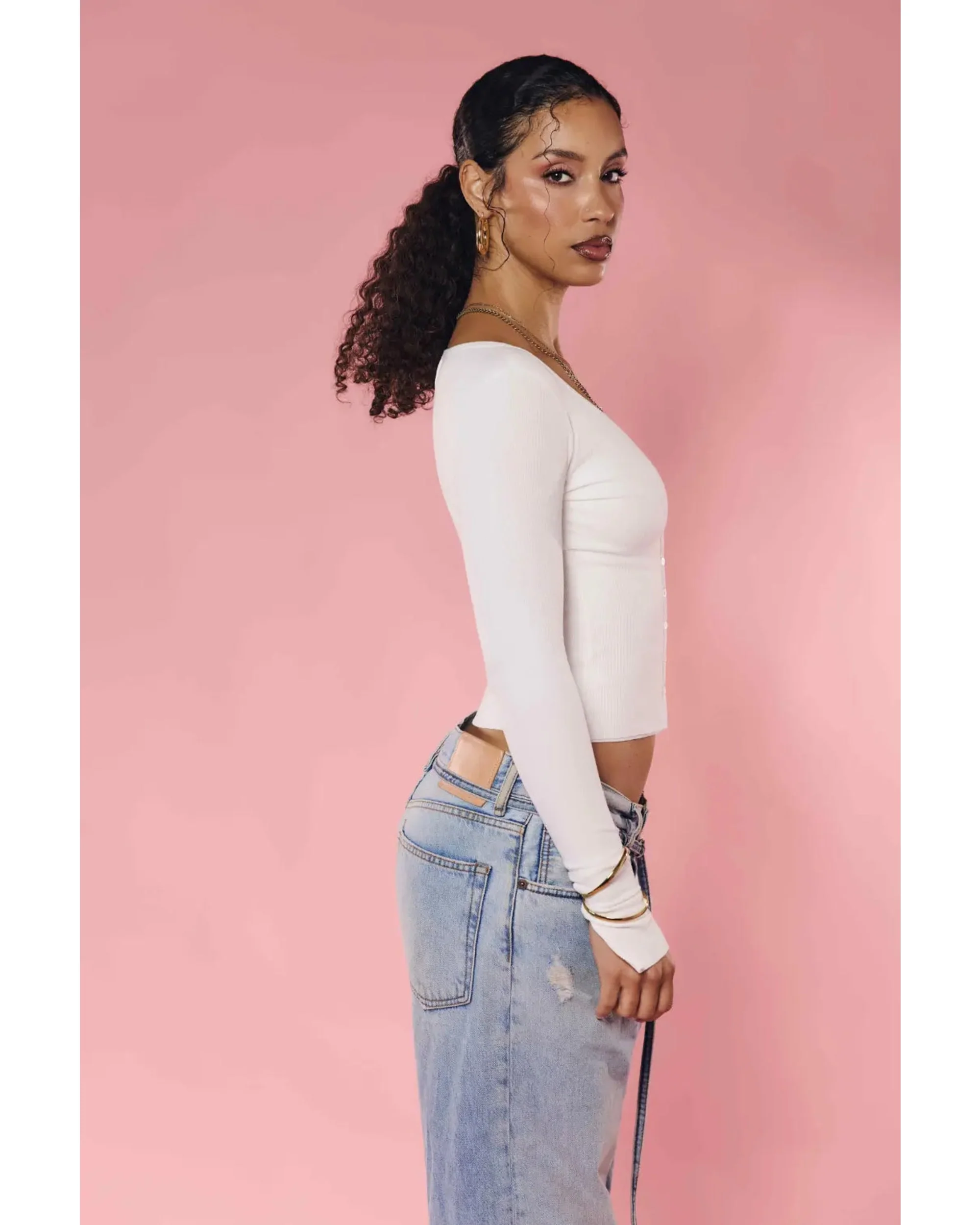 Sculpting Rib Cardi - Image 10