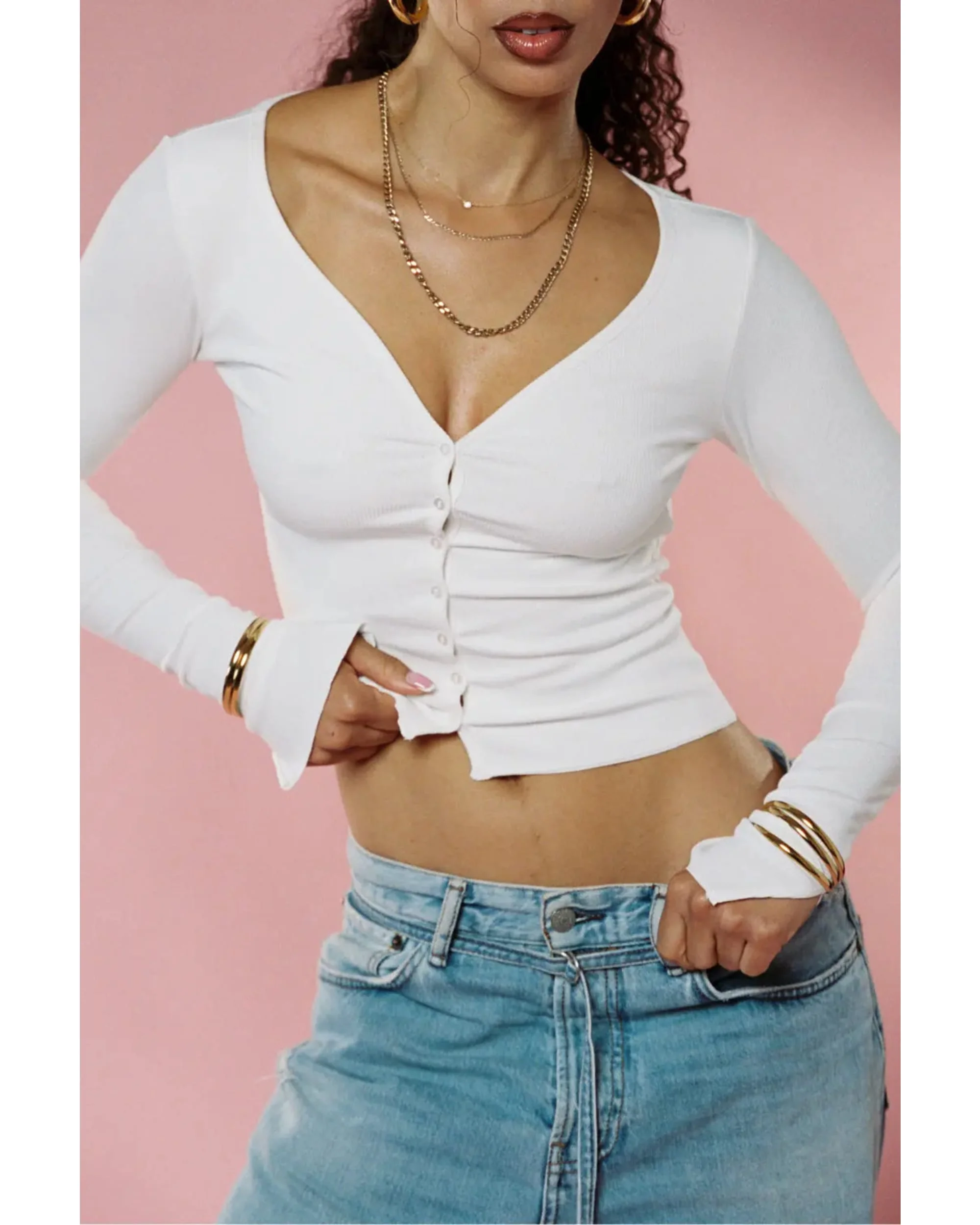 Sculpting Rib Cardi - Image 5