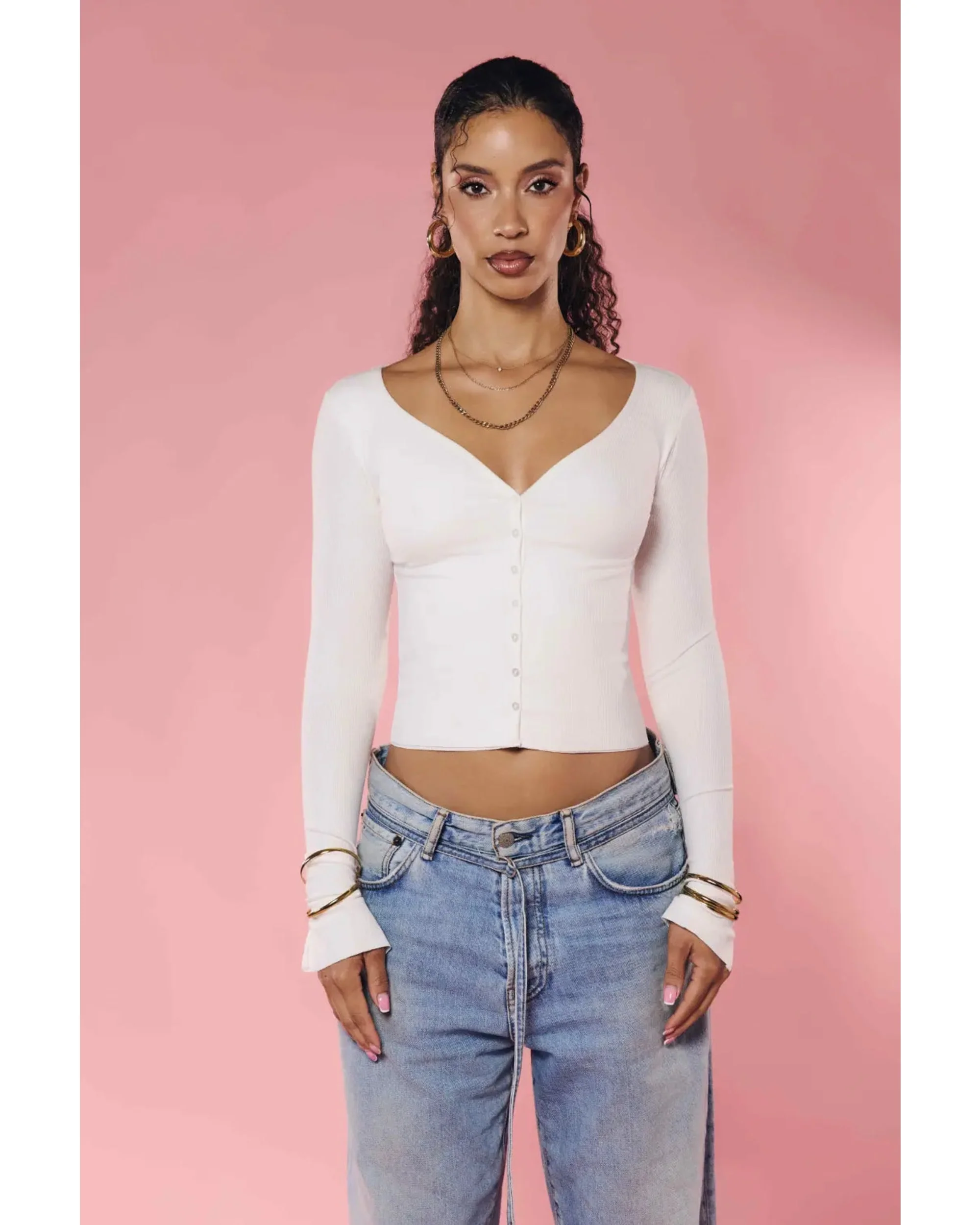 Sculpting Rib Cardi - Image 9