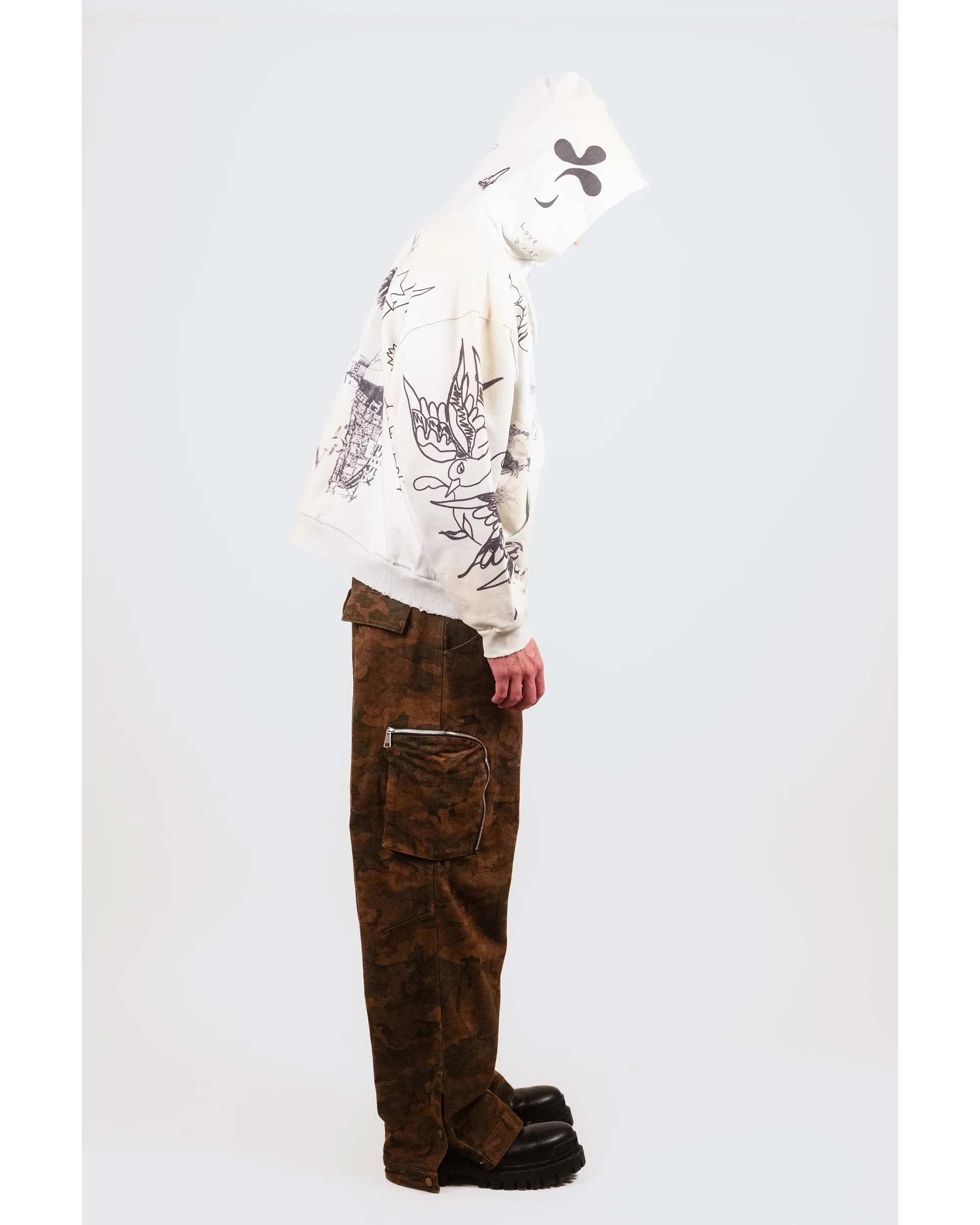 Second Skin Hoodie in Dove - Image 10