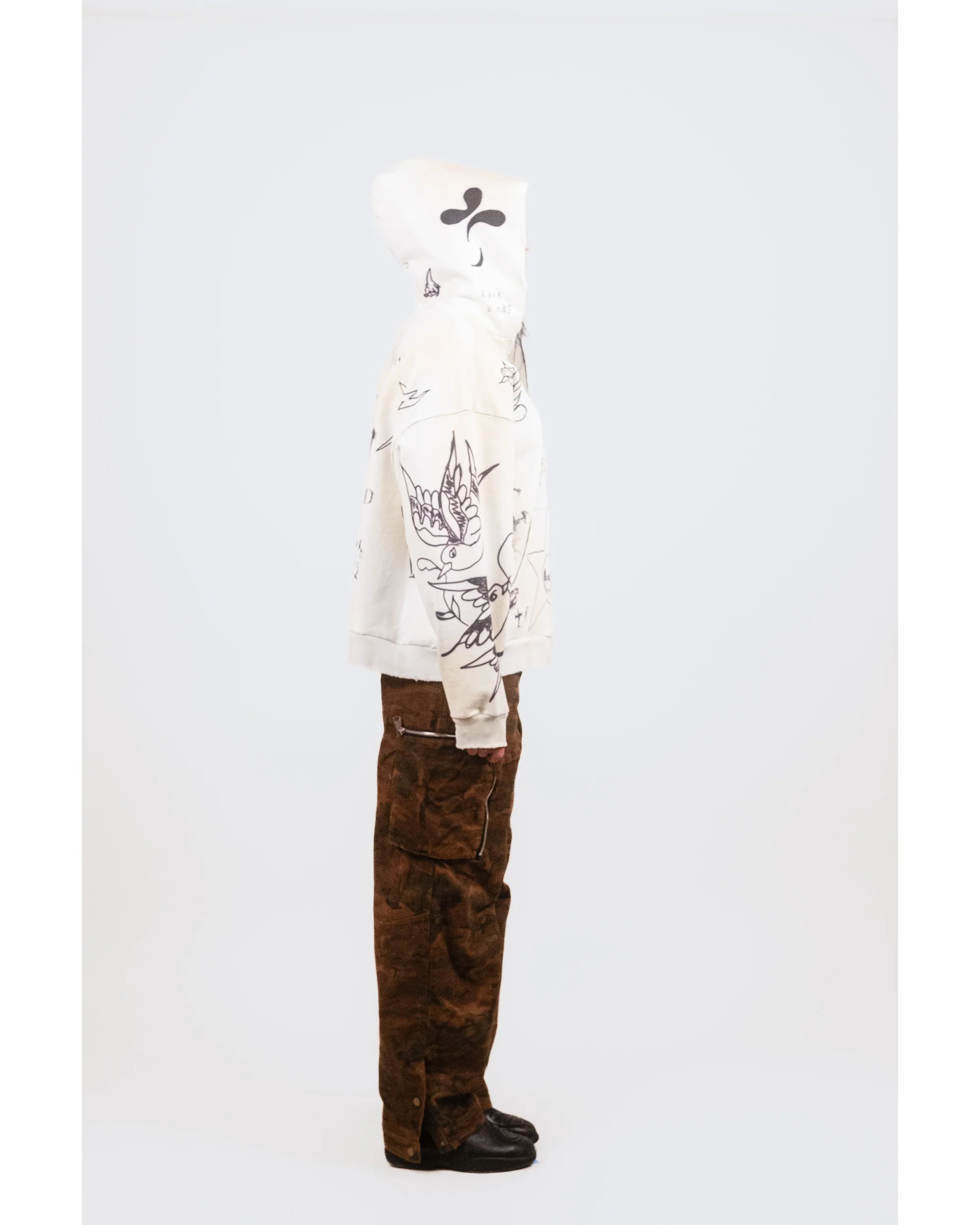 Second Skin Hoodie in Dove - Image 12