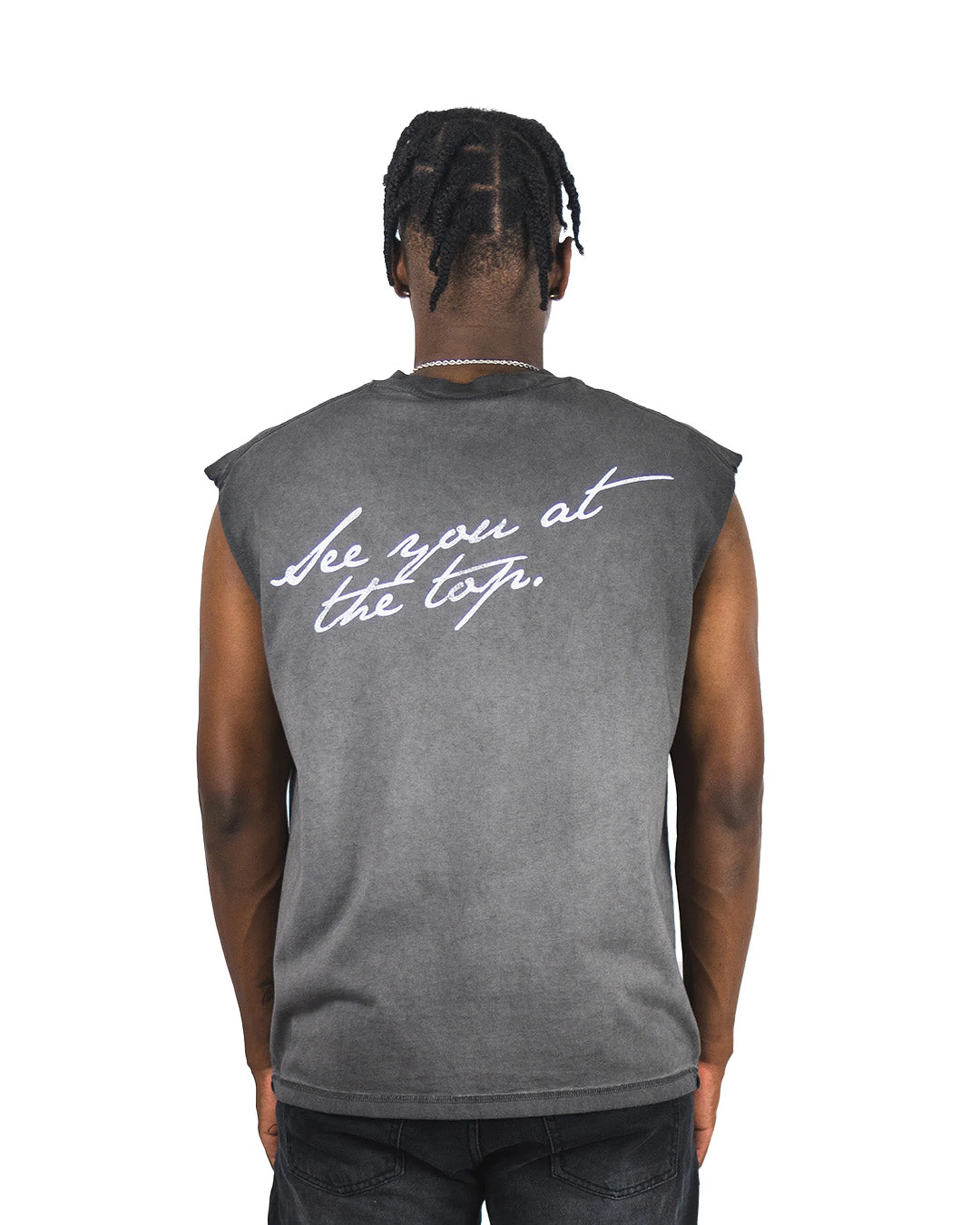 "SEE YOU AT THE TOP" TIMELESS FADE TANK TOP - Image 7