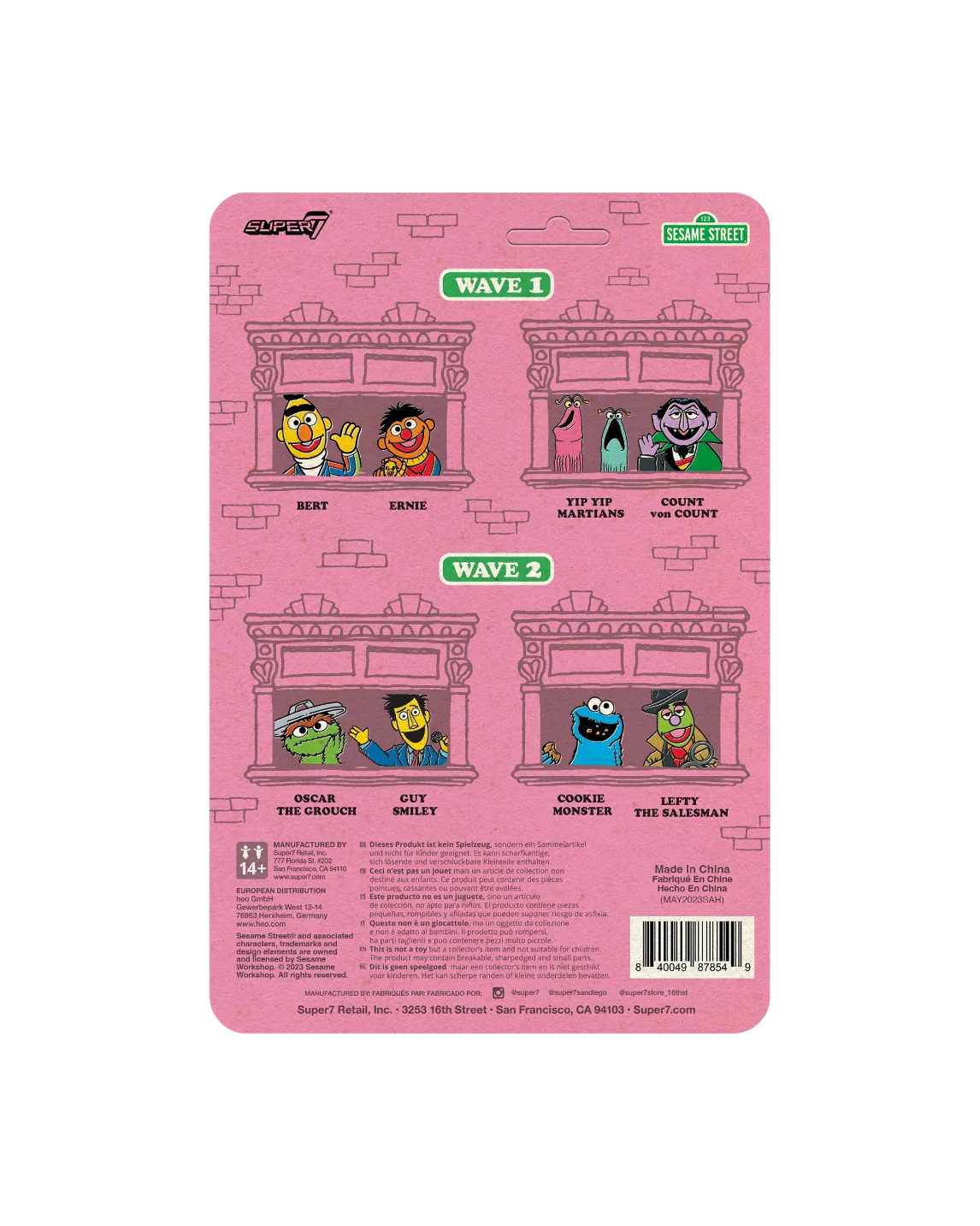 Sesame Street ReAction Figures Wave 02 - Cookie Monster - Image 5