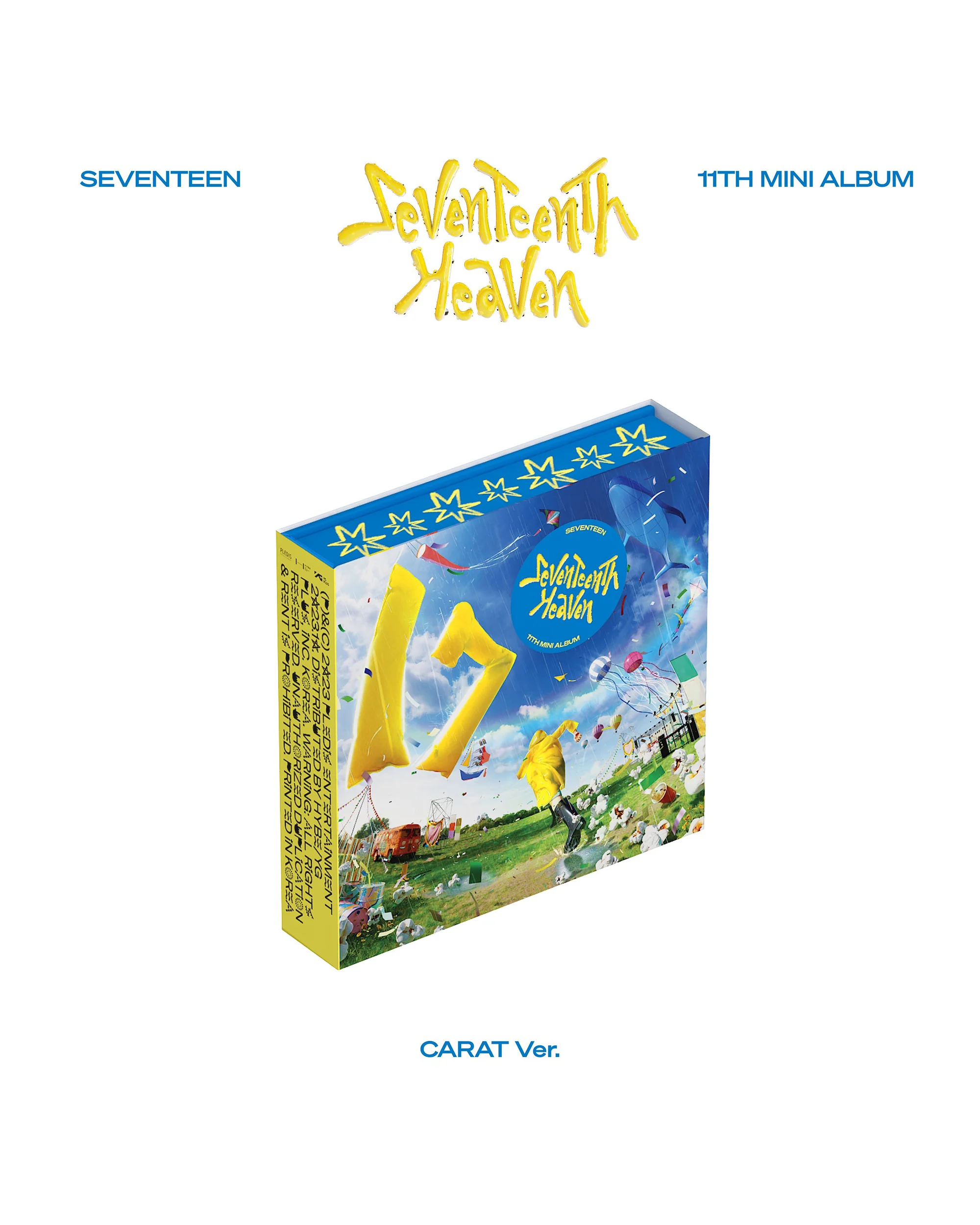 SEVENTEEN 11th Mini Album 'SEVENTEENTH HEAVEN' Carat Ver. - Image 2