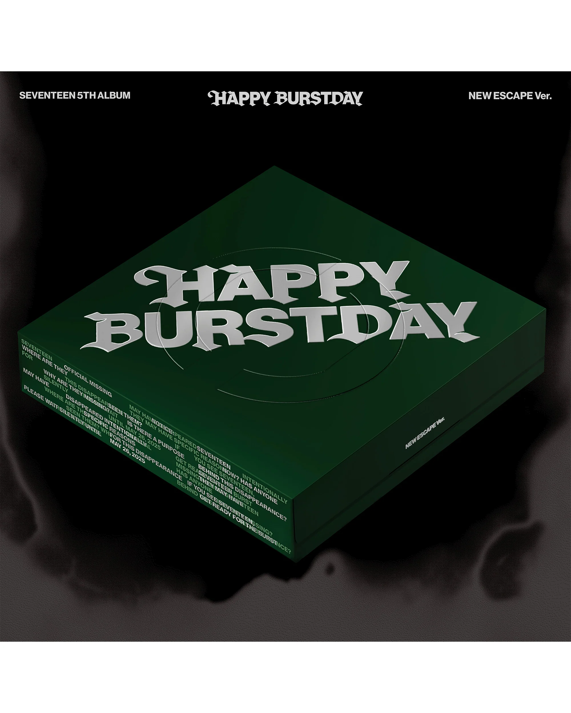 SEVENTEEN 5th Album 'HAPPY BURSTDAY' NEW ESCAPE Ver.