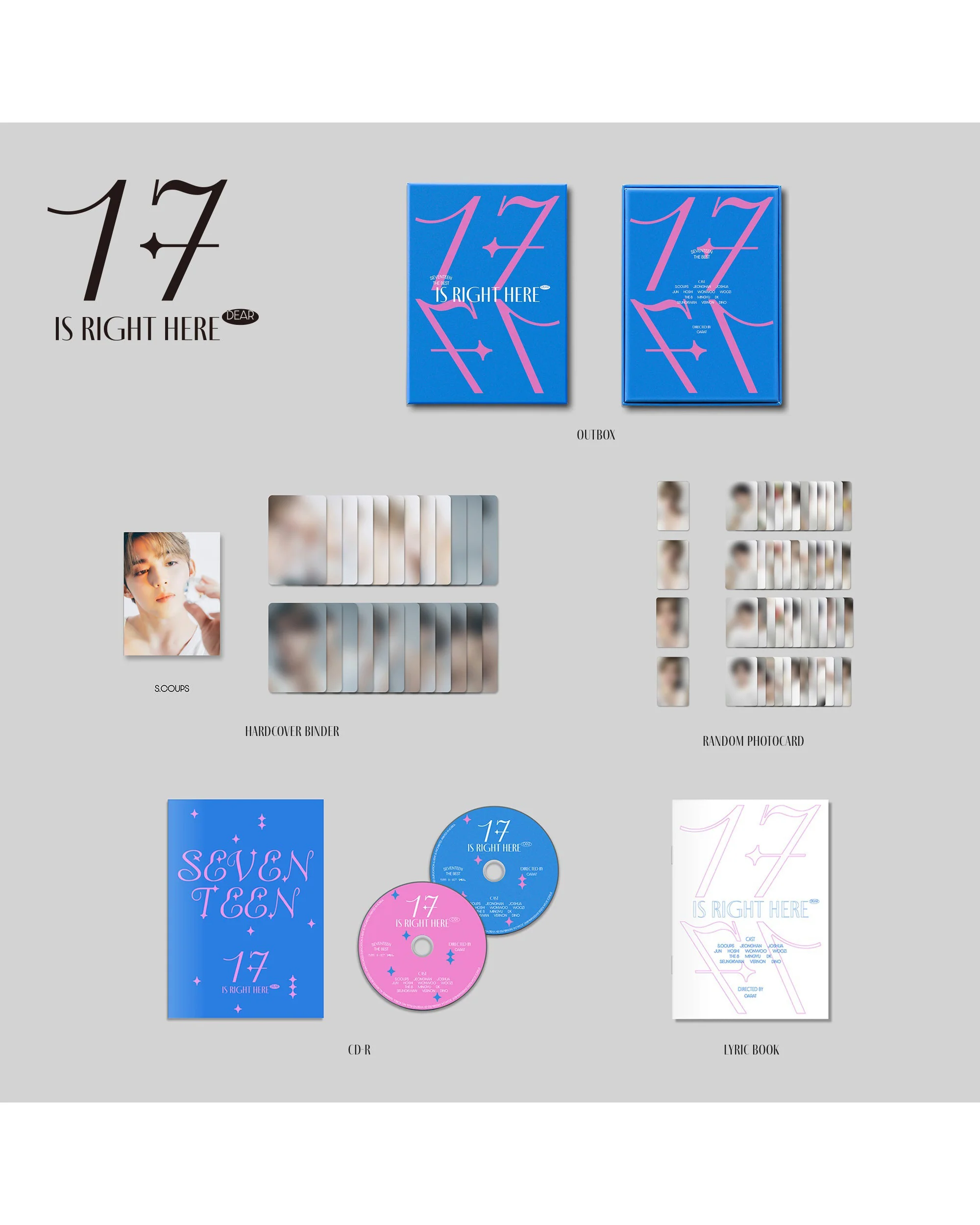SEVENTEEN BEST ALBUM '17 IS RIGHT HERE' - DEAR VER. - - Image 2