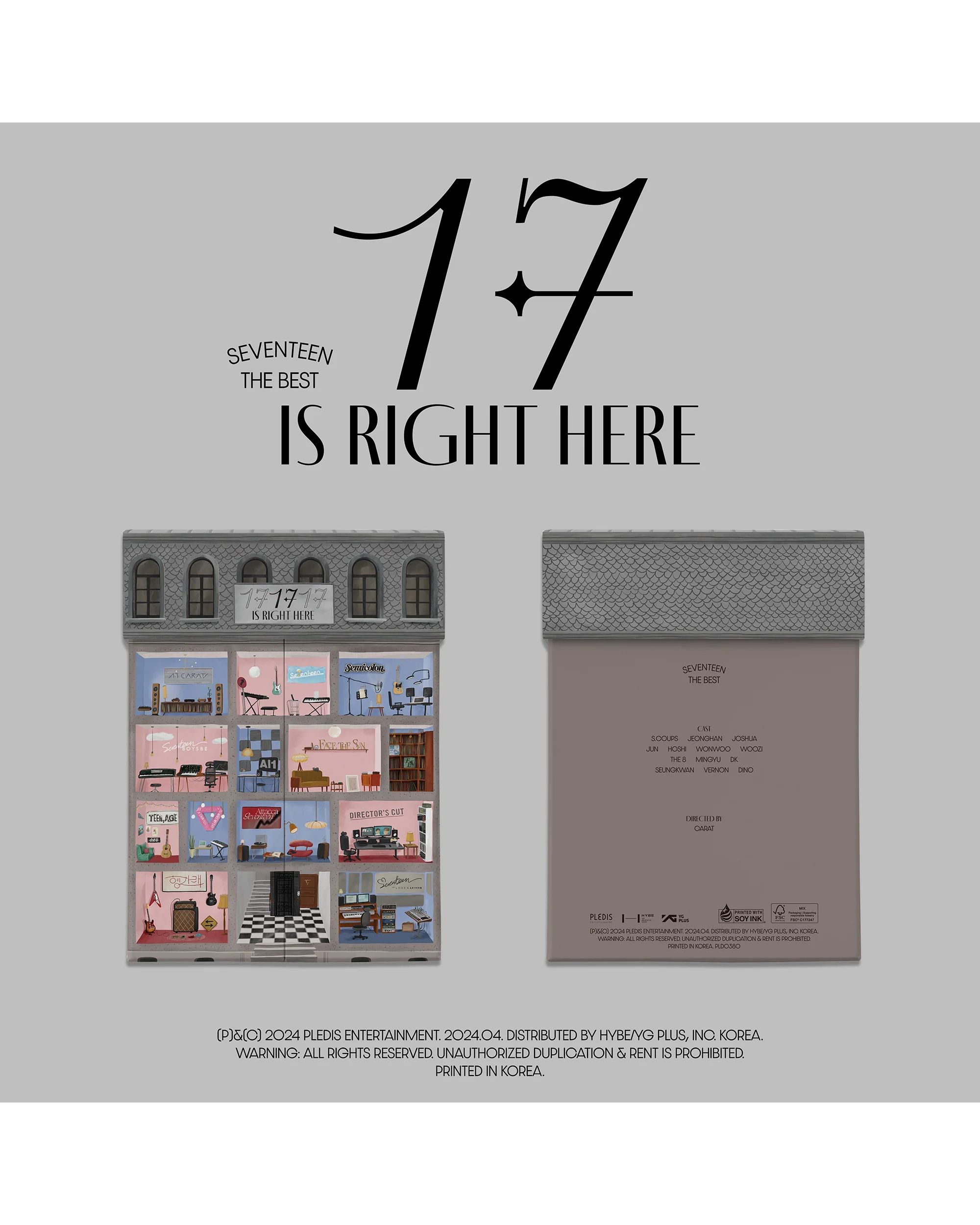 Seventeen Best Album '17 is Right Here' Hear Ver.