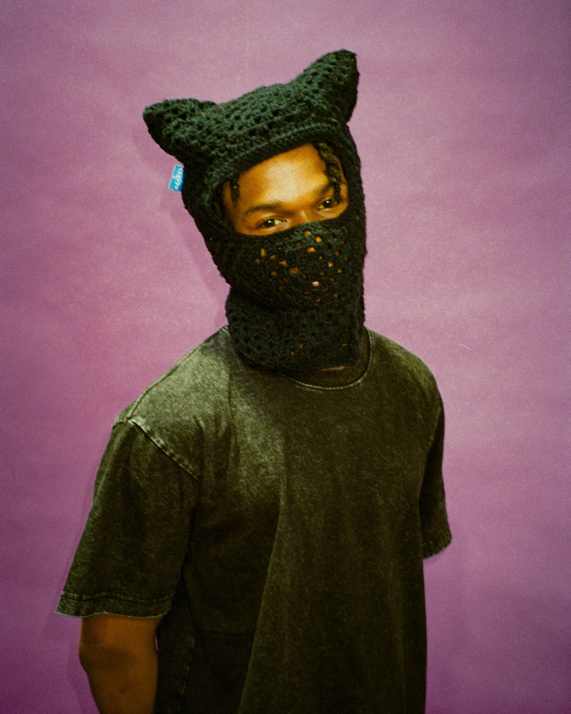 Shadow Crochet Ski Mask - Image 3
