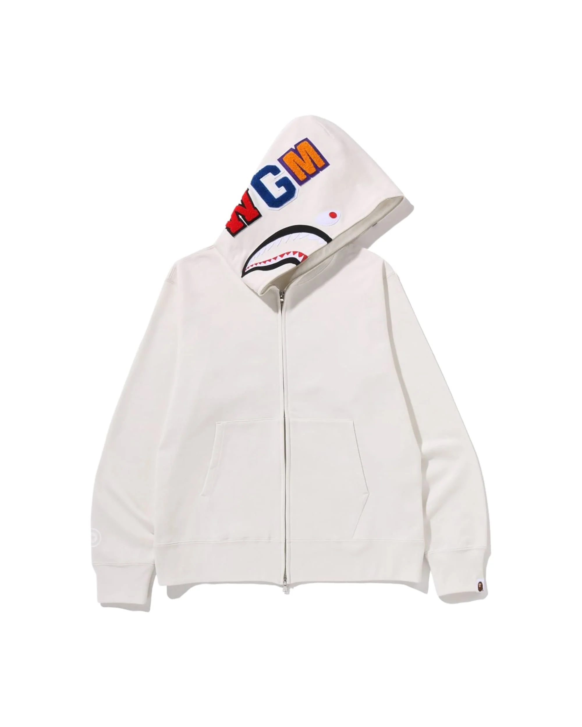 SHARK FULL ZIP HOODIE MENS - Image 10