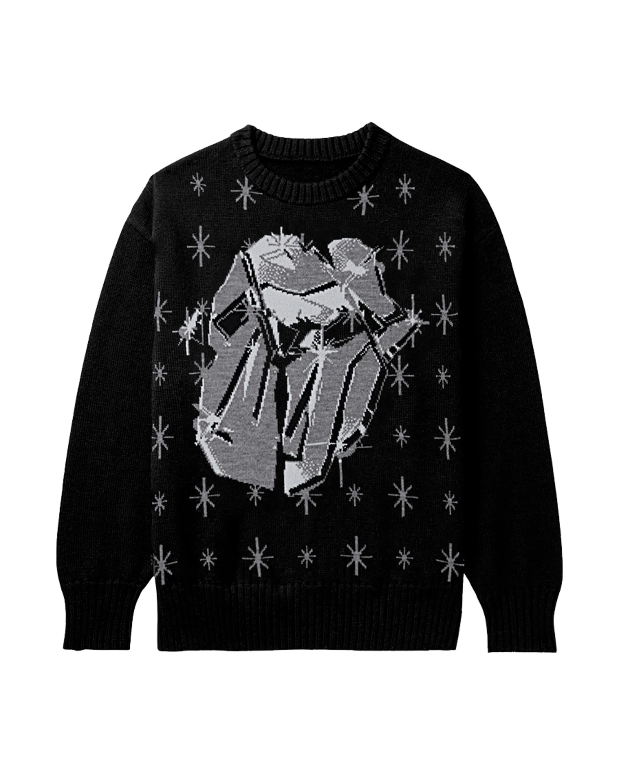 Shattered Icy Tongue Knit Sweater