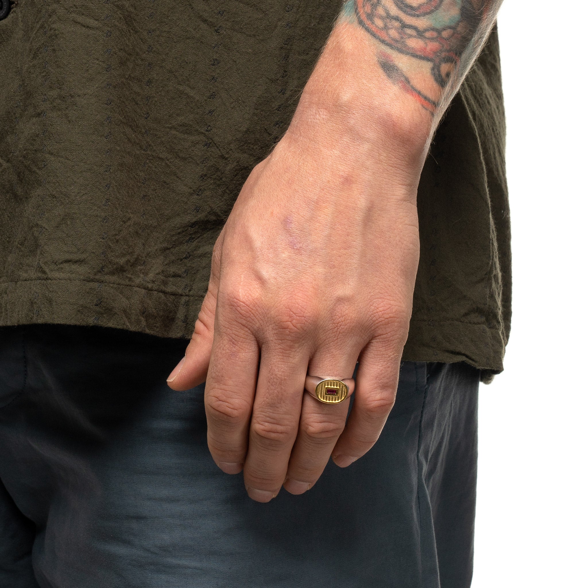 Sherman Signet (Silver/14K/Ruby) - Image 9