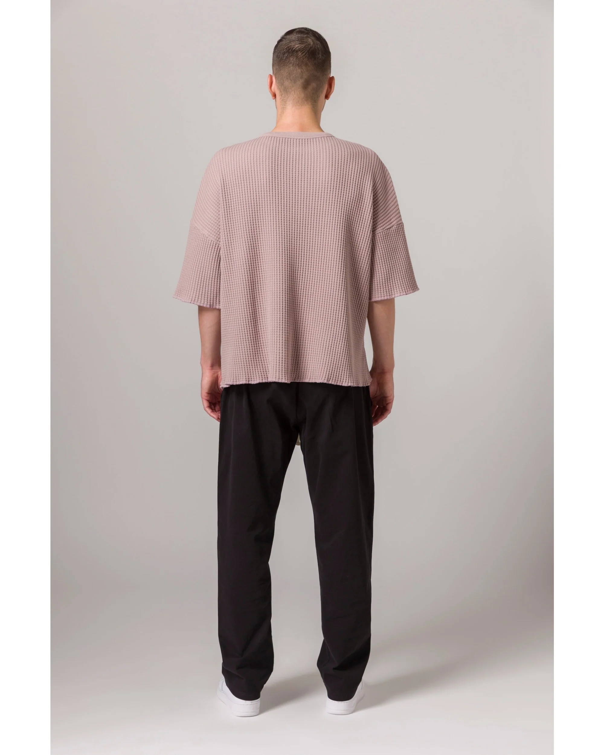 Short Sleeve Thermal Sweater - Antler - Image 4