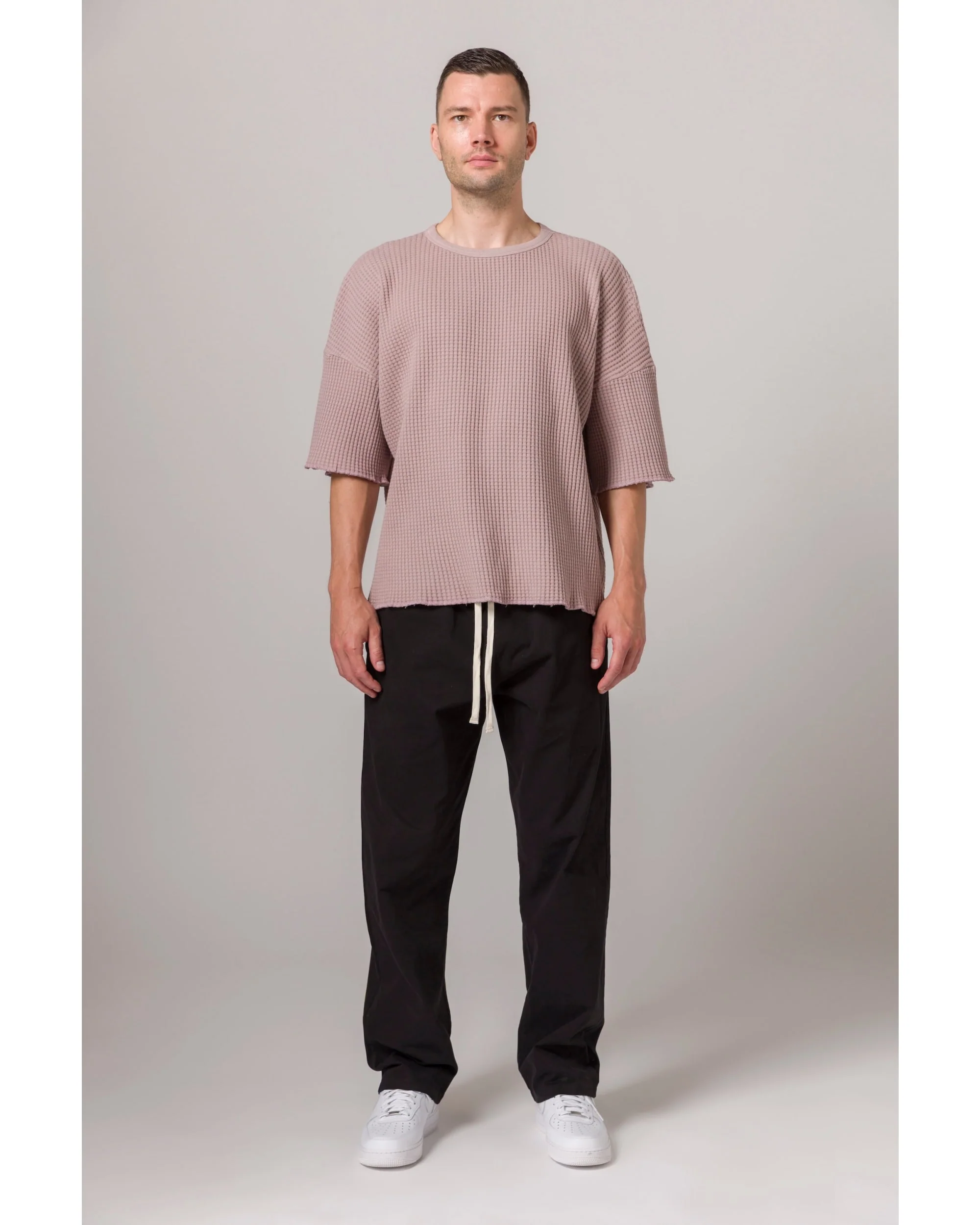 Short Sleeve Thermal Sweater - Antler - Image 8