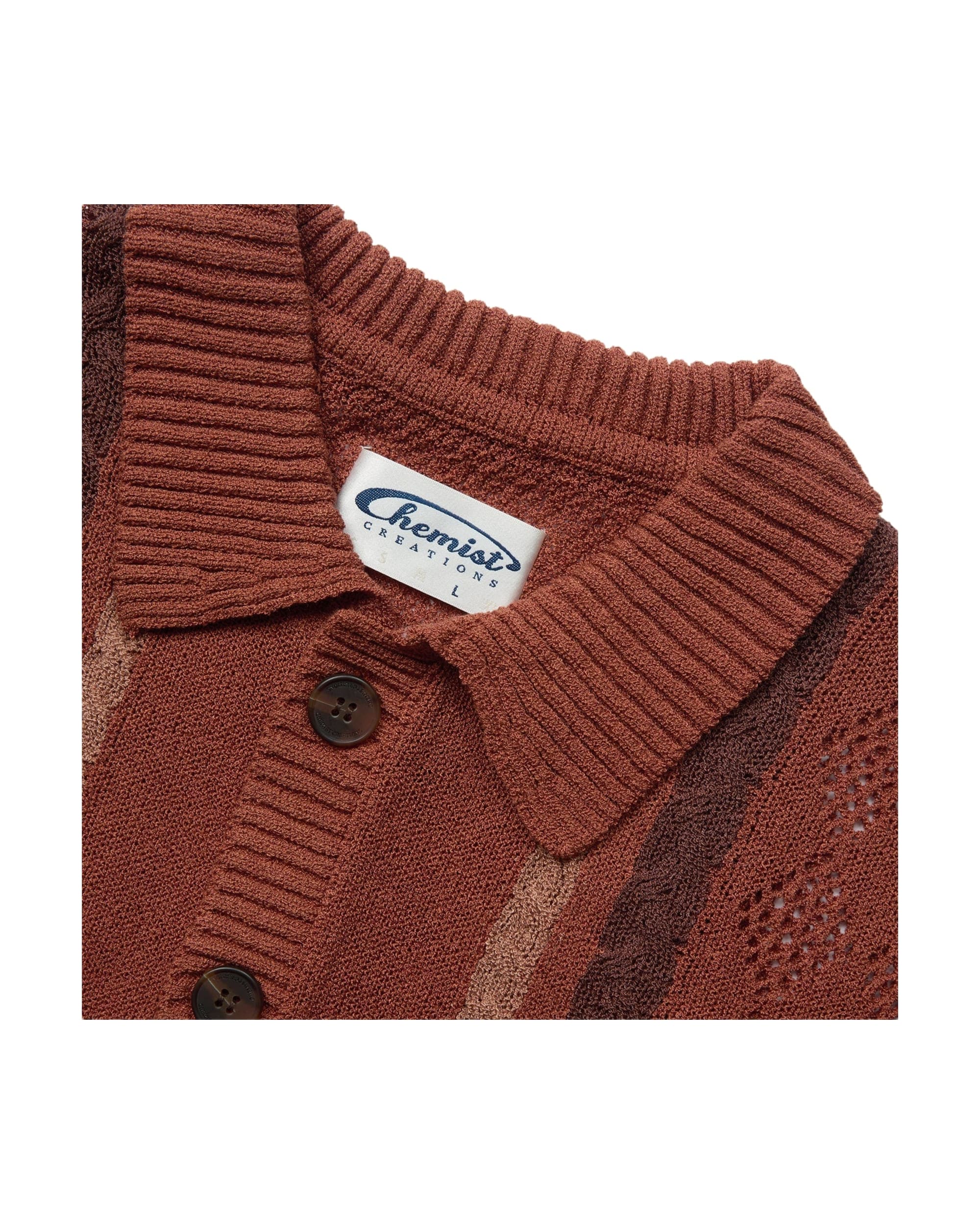 Showa Argyle Knit Cardigan - Image 7