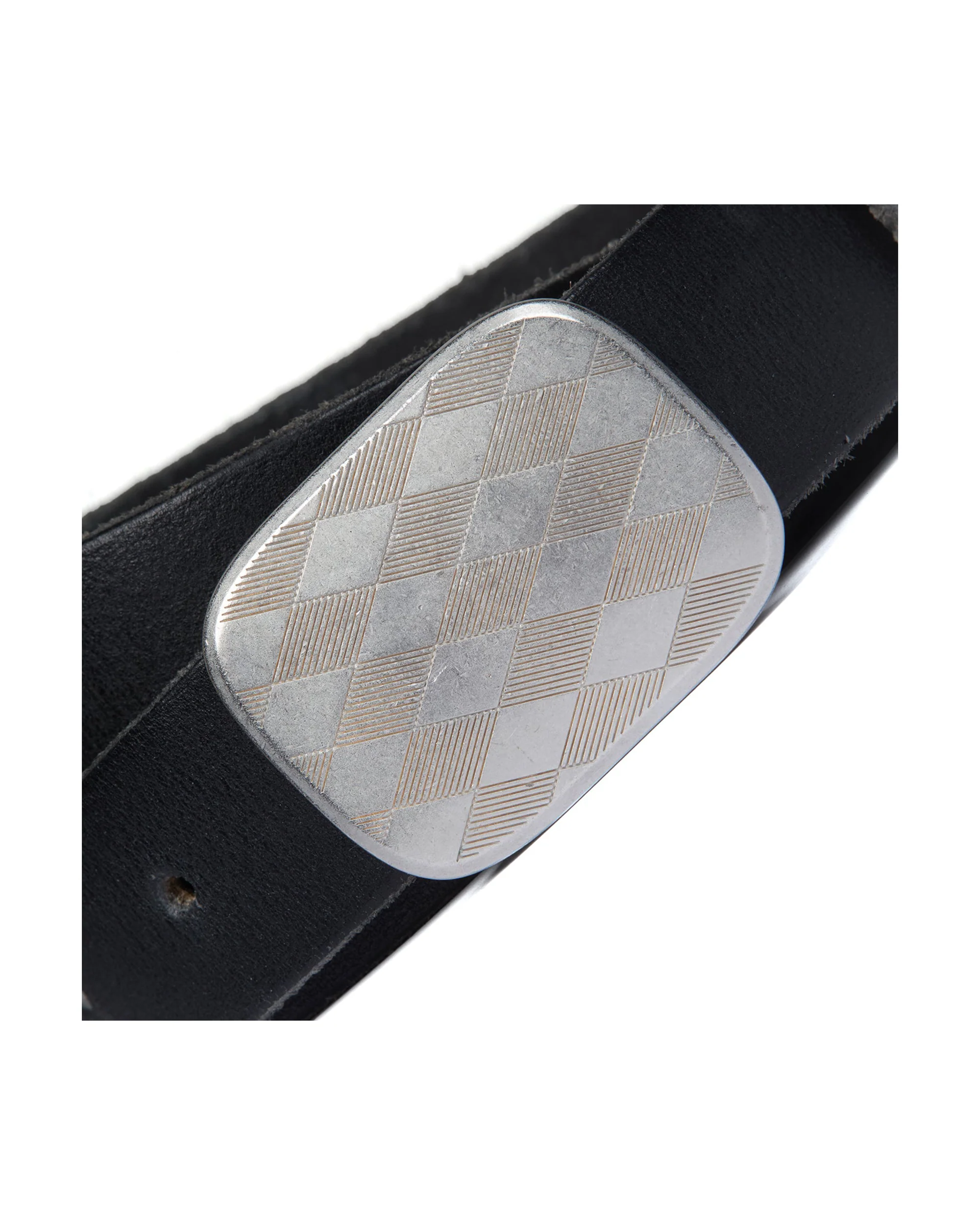 Showa Argyle Plate Buckle Belt - Image 9