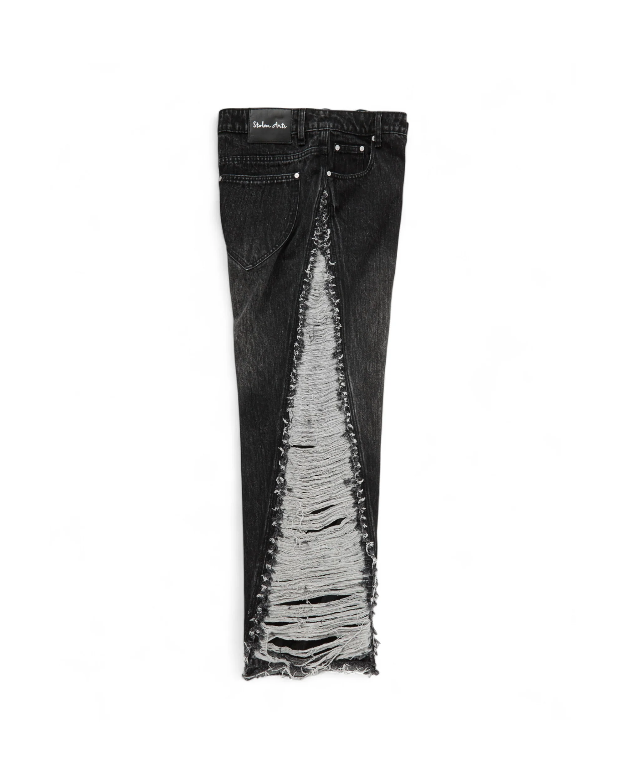 Shredded Black Denim - Image 3