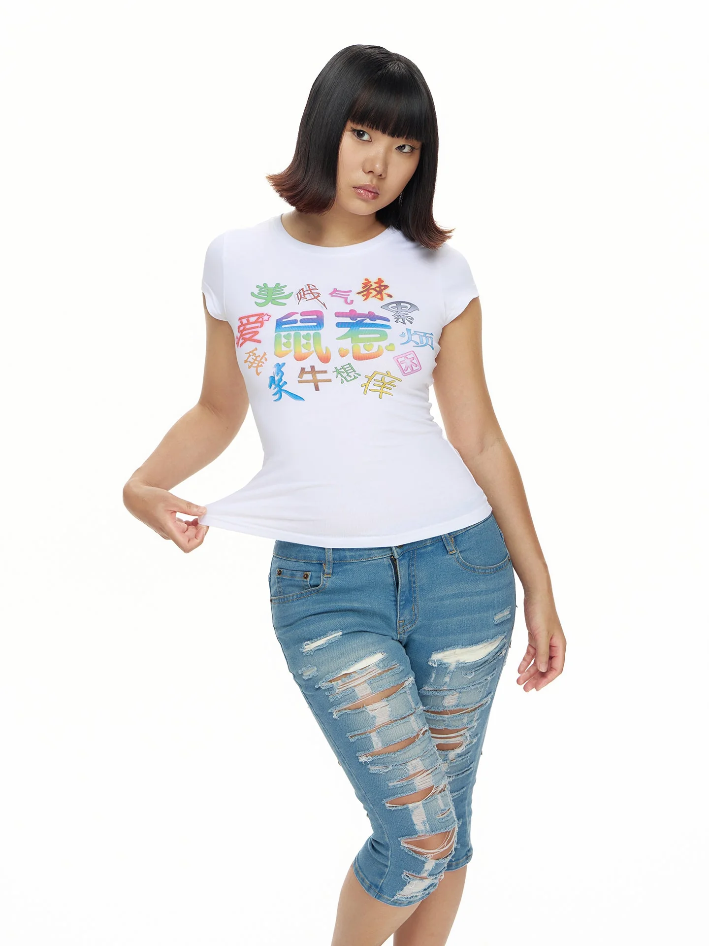 Shu Re Print T-Shirt (Slim Fit） - Image 10