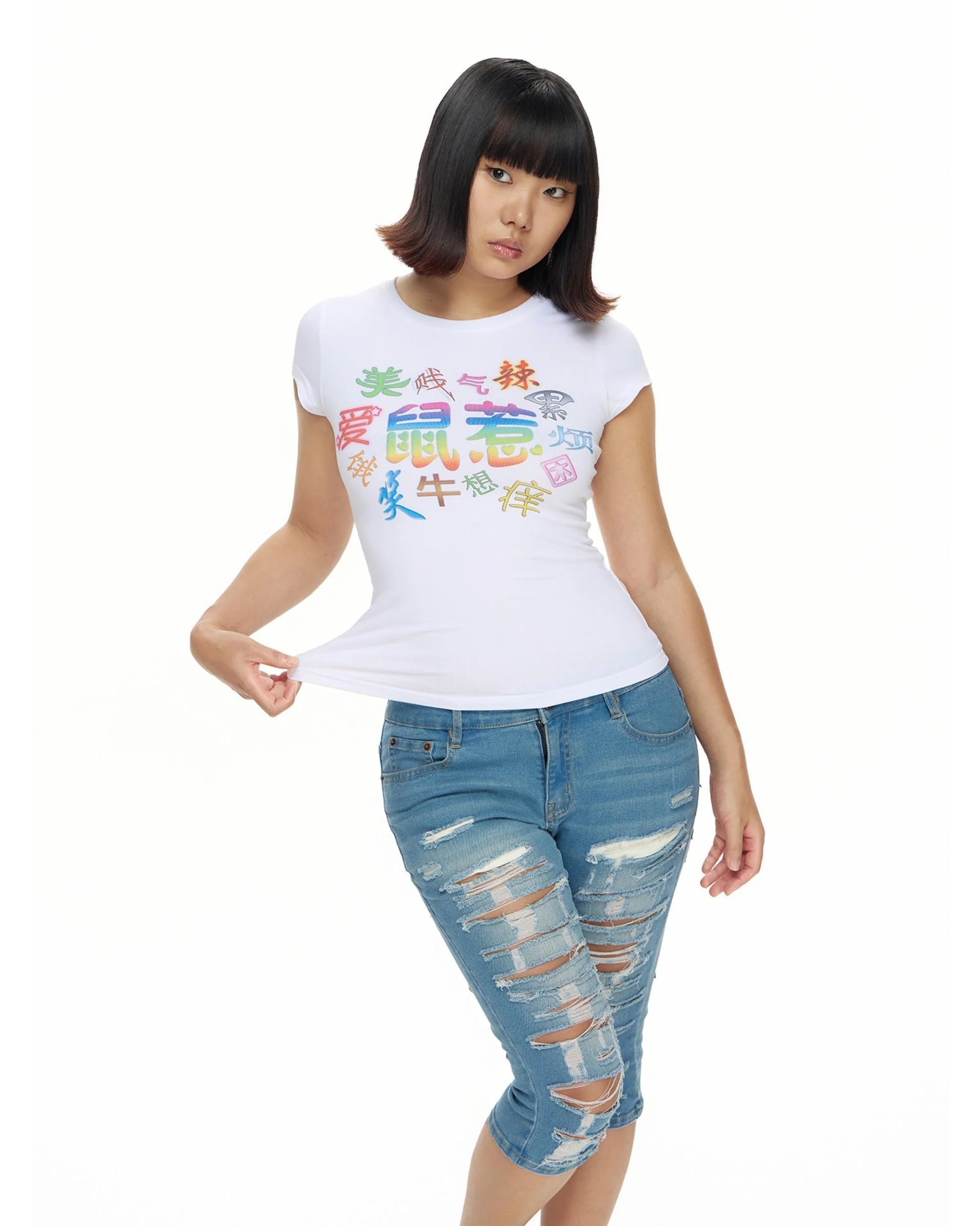 Shu Re Print T-Shirt (Slim Fit） - Image 7