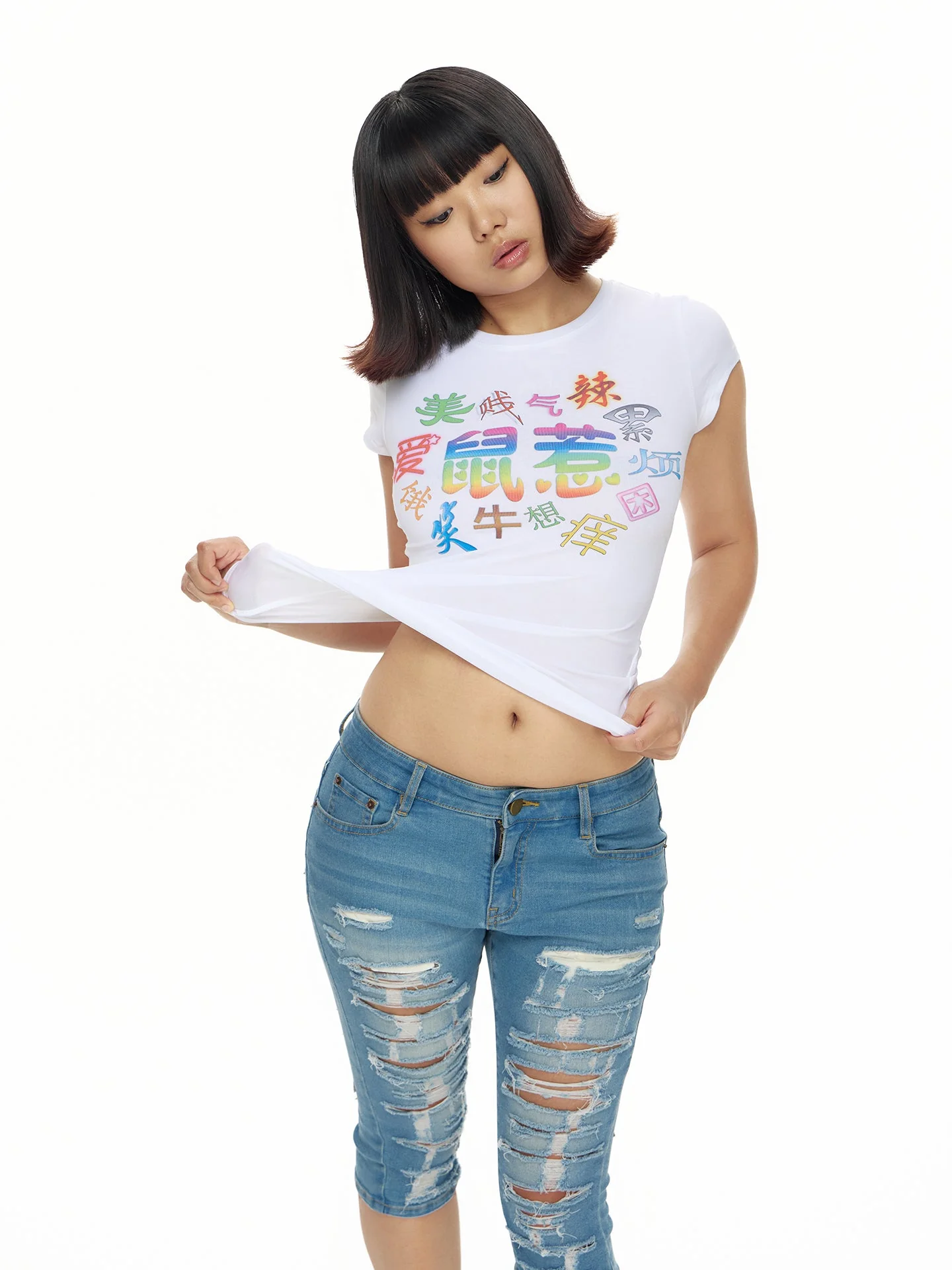 Shu Re Print T-Shirt (Slim Fit） - Image 8
