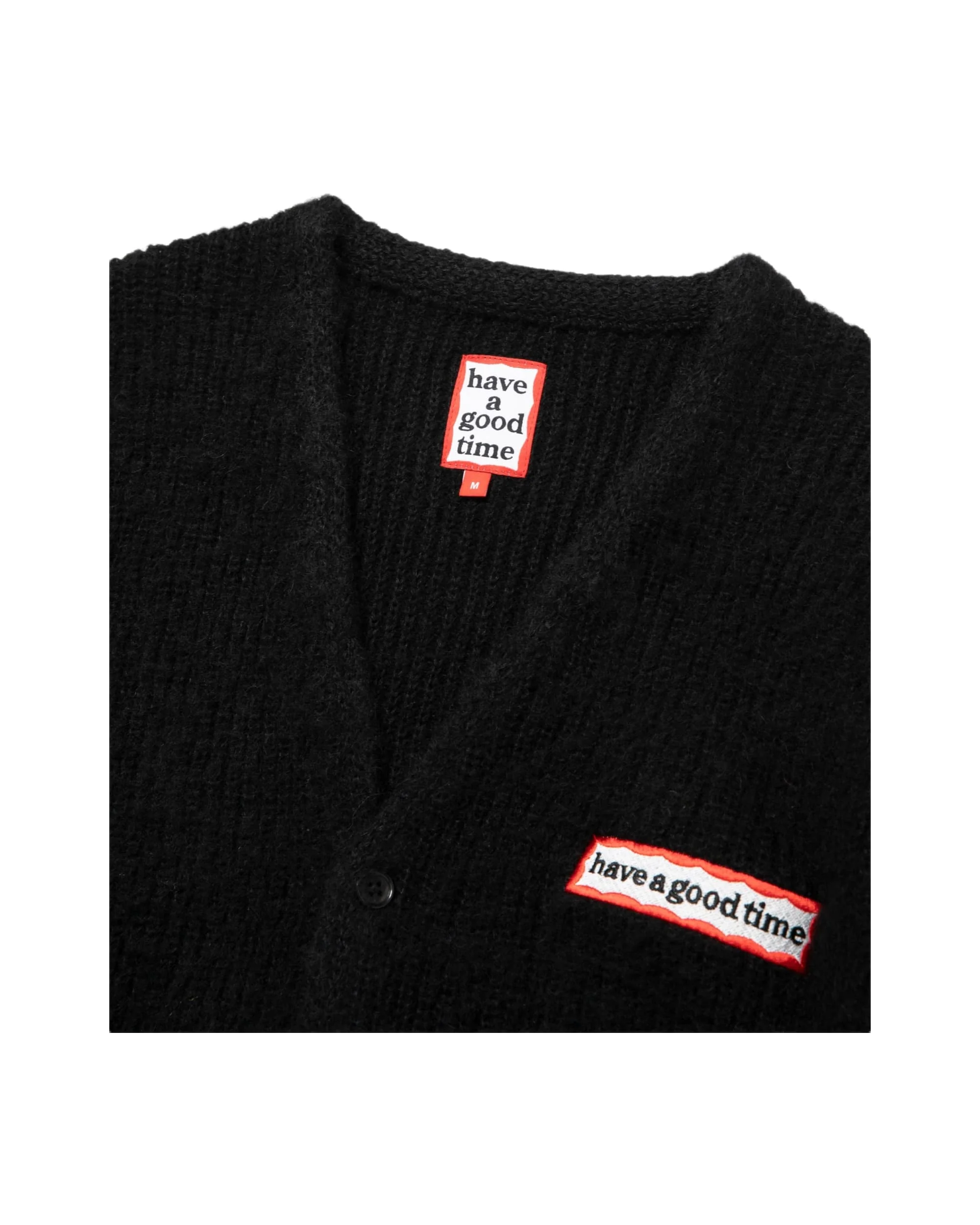 SIDE FRAME CARDIGAN BLACK