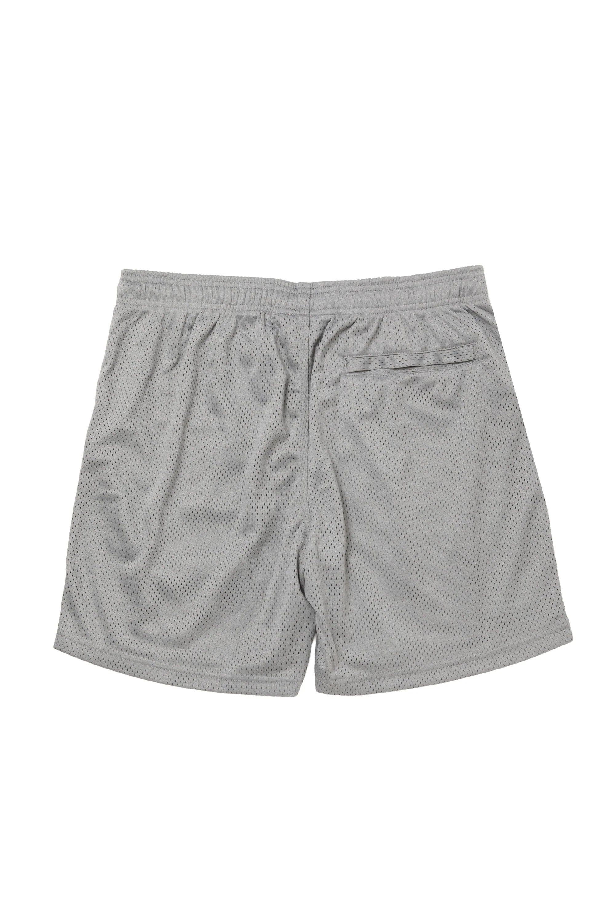 SIDE LOGO SIDE BLANK FRAME MESH SHORTS - ICE GREY - Image 11