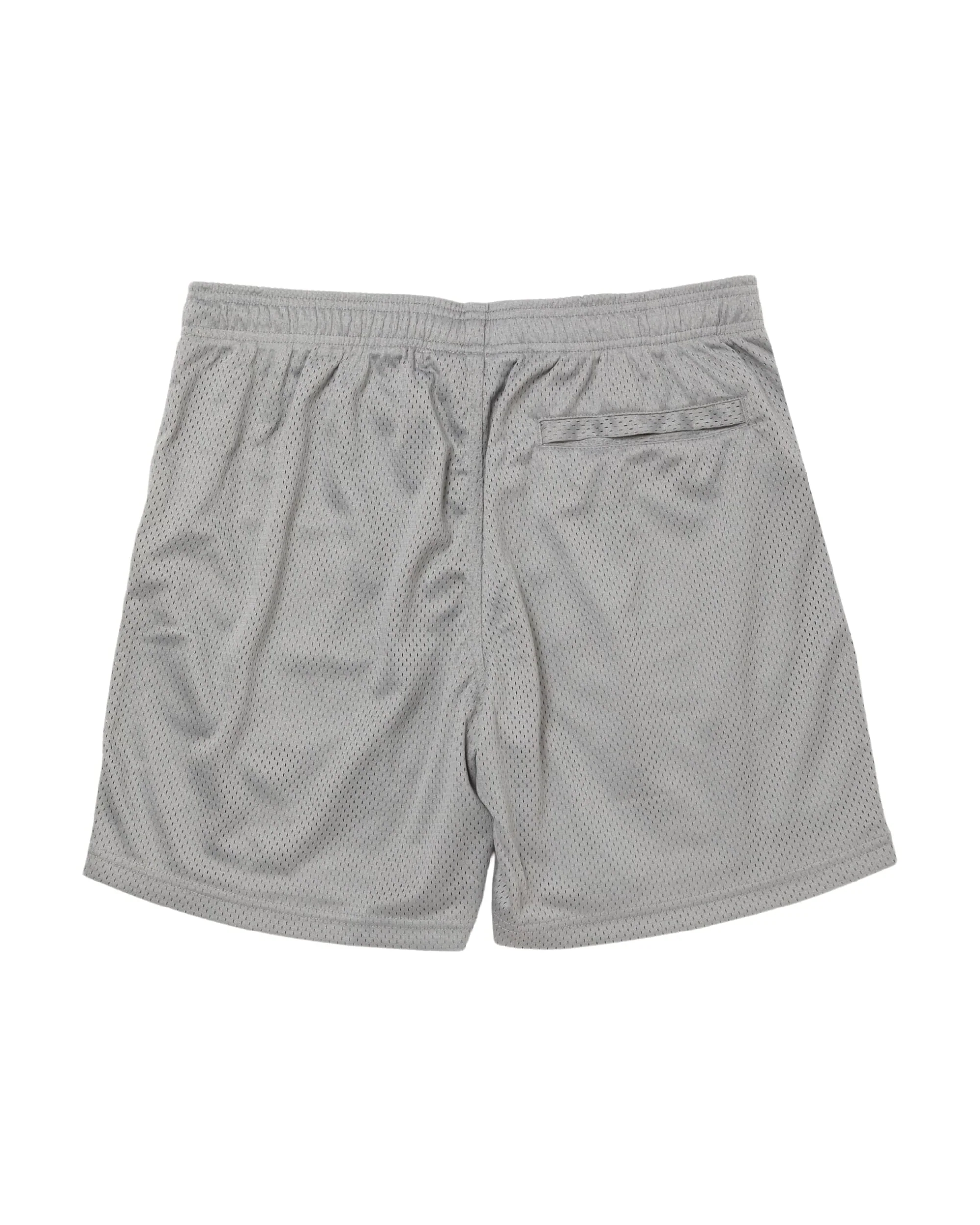 SIDE LOGO SIDE BLANK FRAME MESH SHORTS - ICE GREY - Image 2