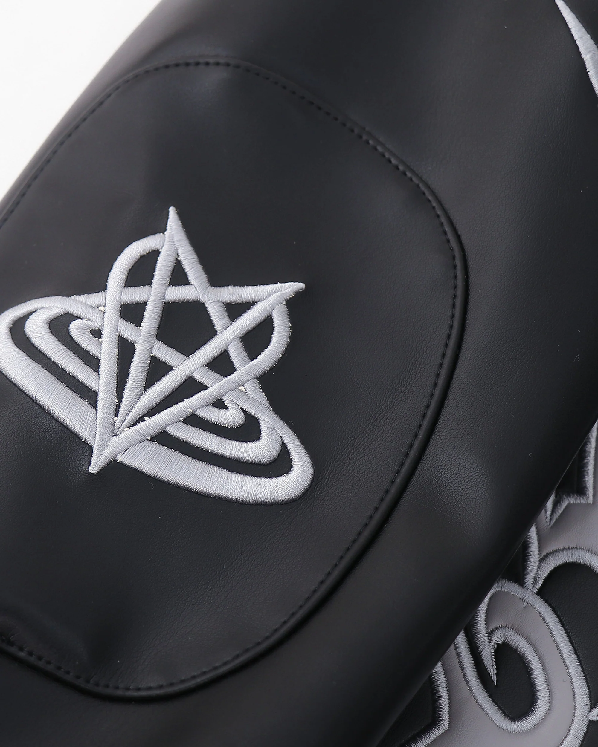 "SIGIL HEART" MOTO LEATHER JACKET - Image 9