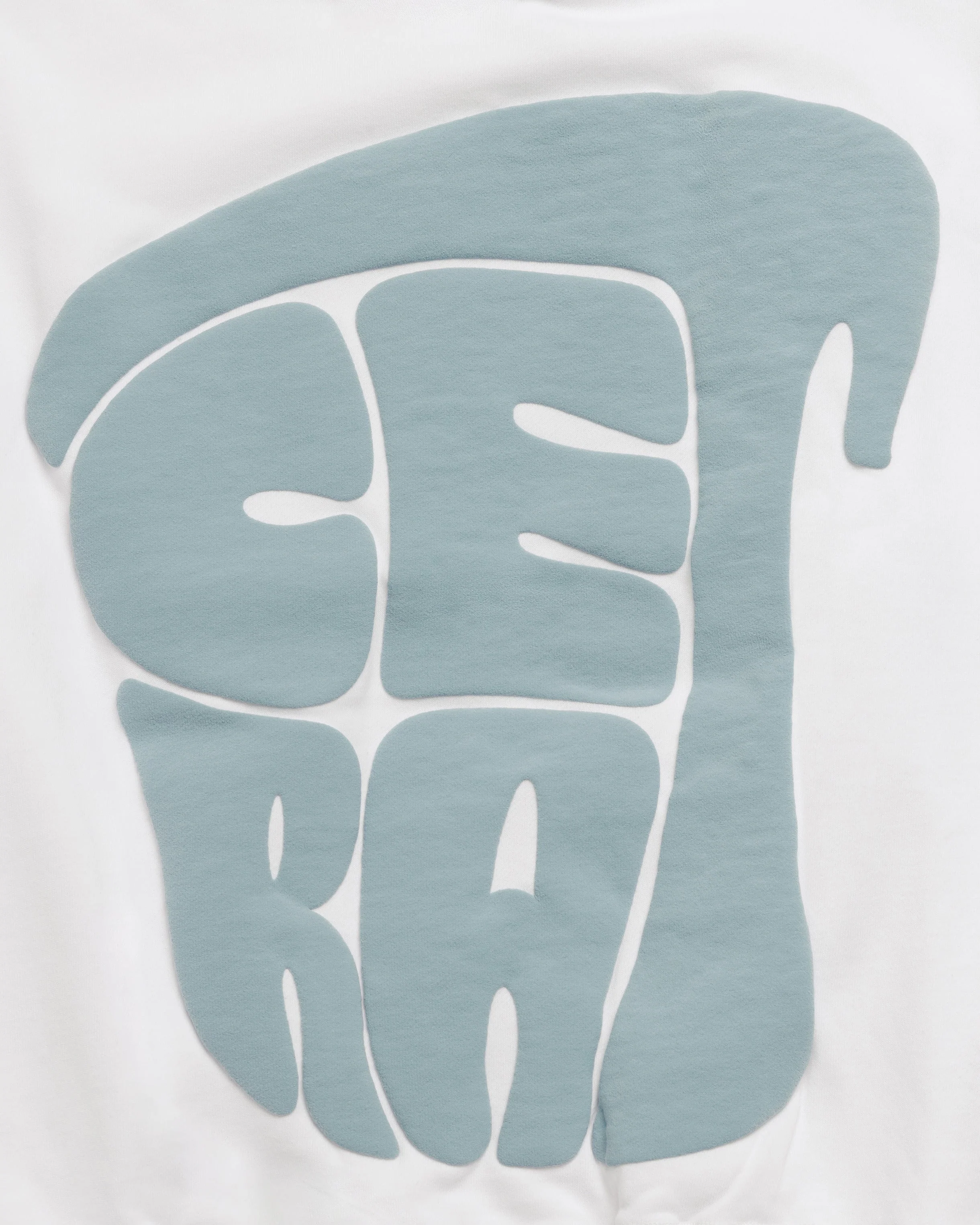 SIGNATURE WHITE & BLUE PUFF HOODIE - Image 13