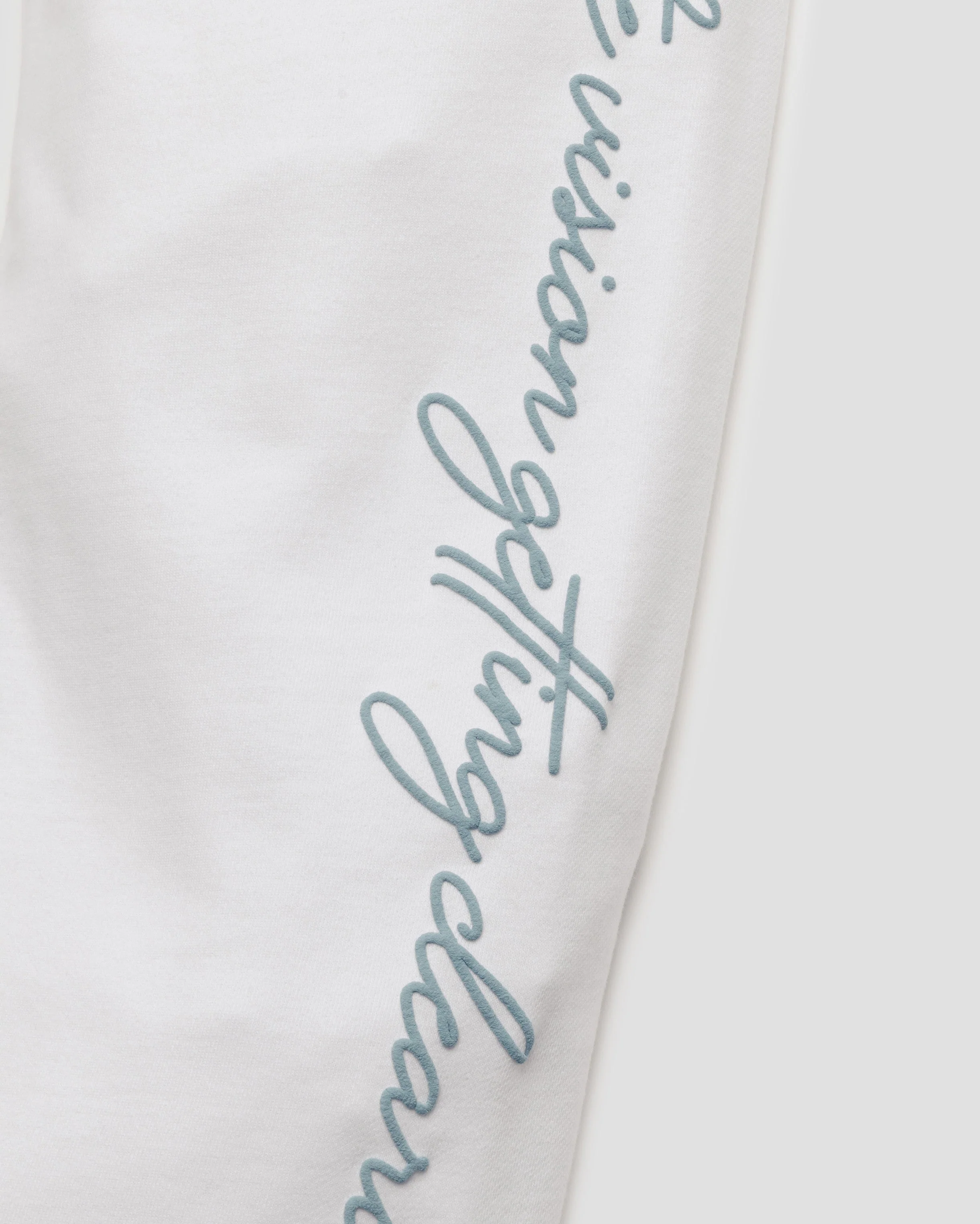 SIGNATURE WHITE & BLUE PUFF JOGGERS - Image 8