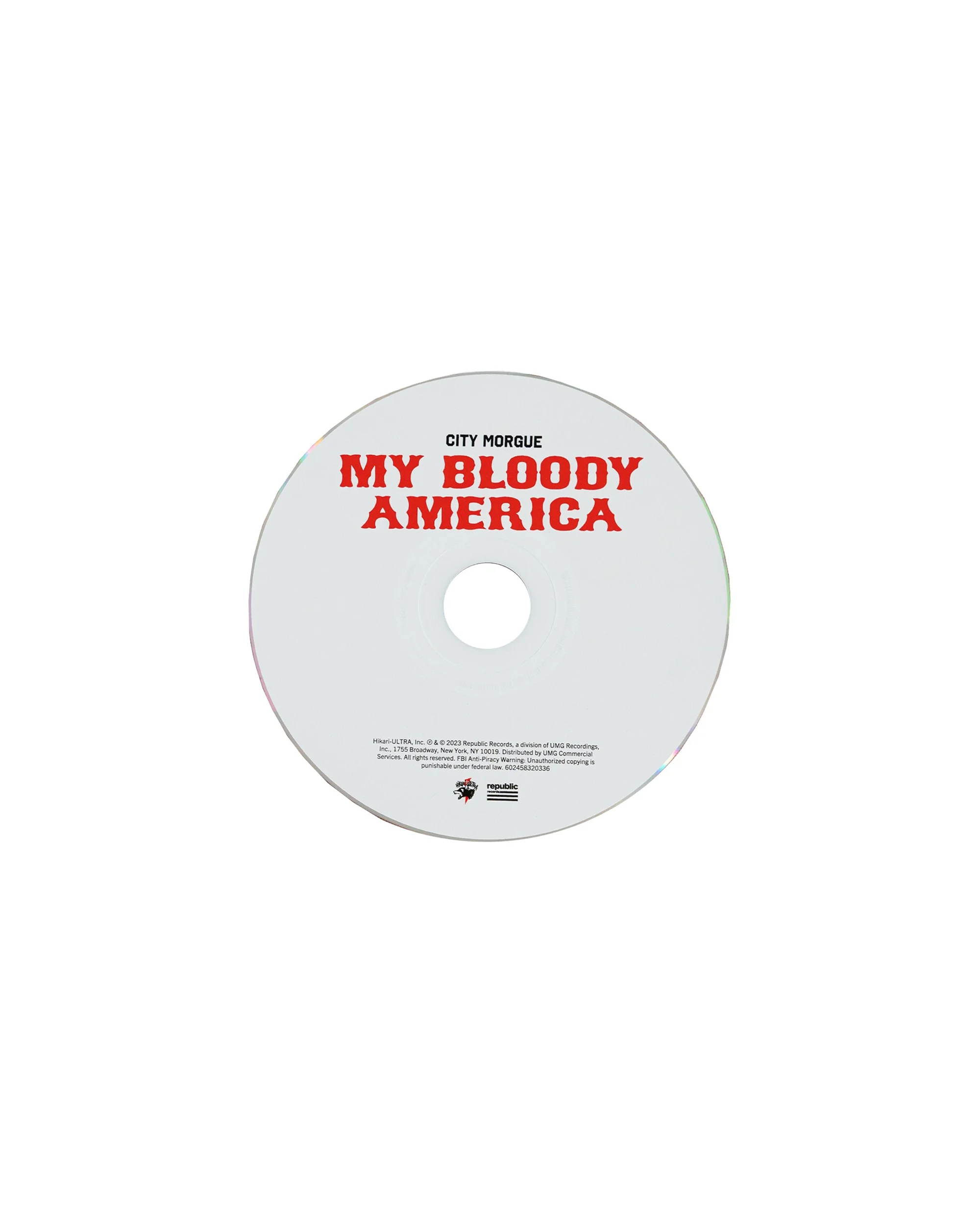 SIGNED MY BLOODY AMERICA CD - Image 2