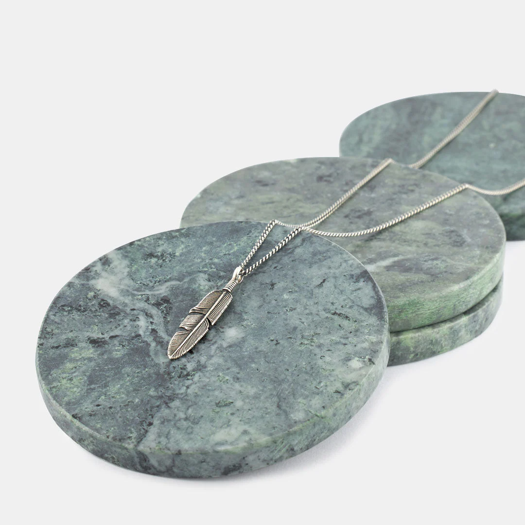 Silver Ethereal Feather Necklace - Image 7
